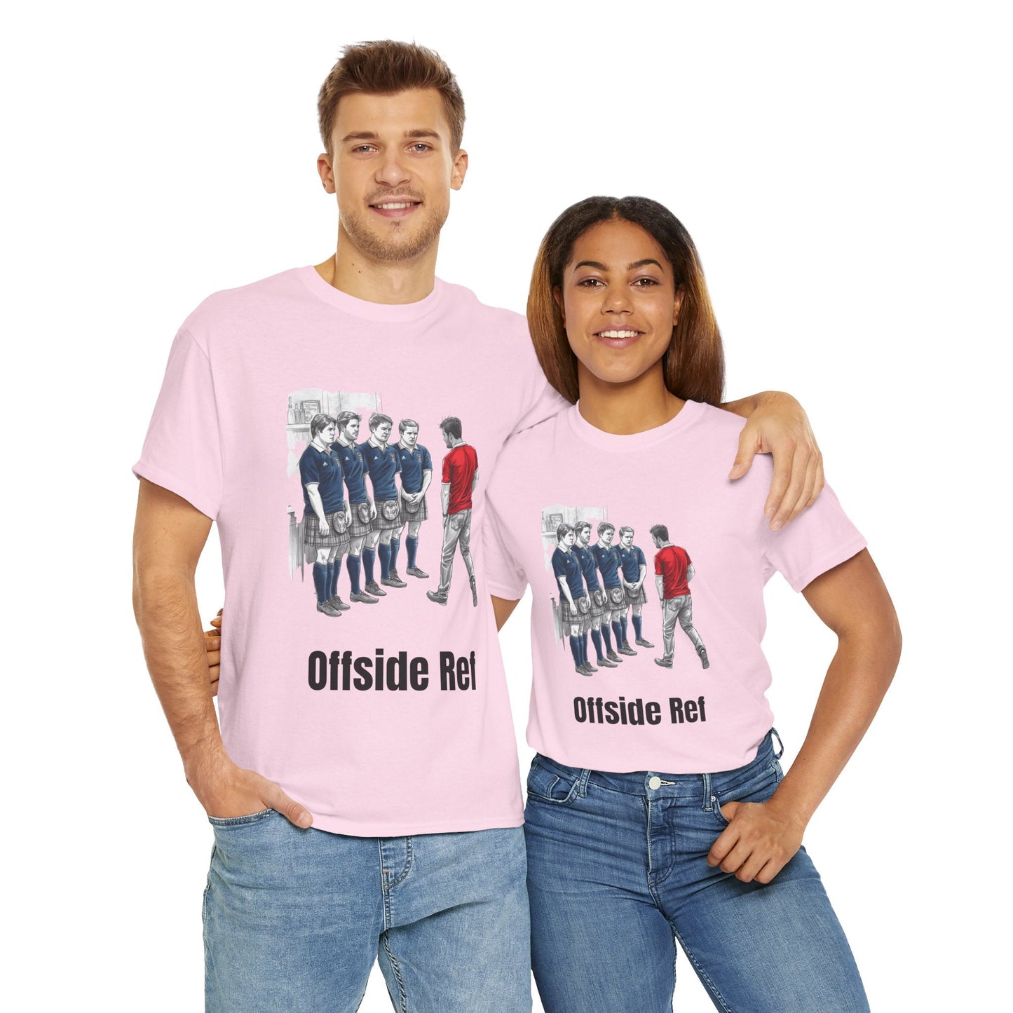 Offside Ref – Funny Scottish Rugby T-Shirt for Fans & Gifts - Rugby & Beer