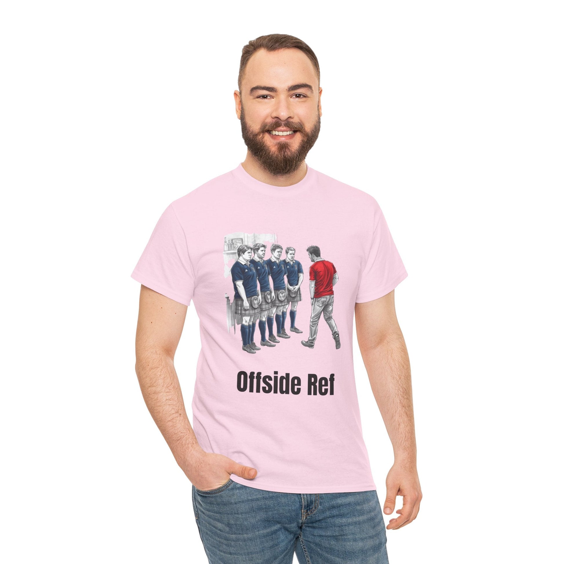 Offside Ref – Funny Scottish Rugby T-Shirt for Fans & Gifts - Rugby & Beer