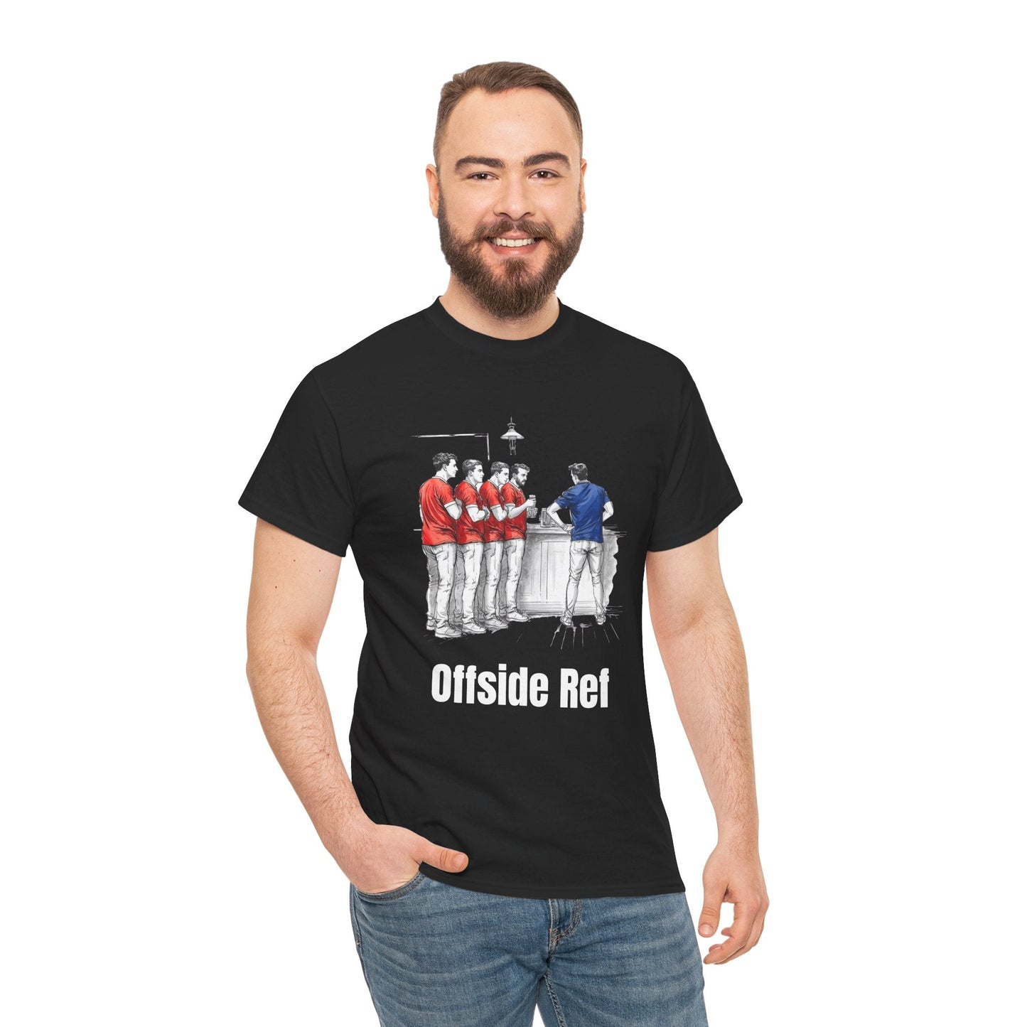 Offside Ref – Funny Welsh Rugby T-Shirt for Fans & Gifts - Rugby & Beer