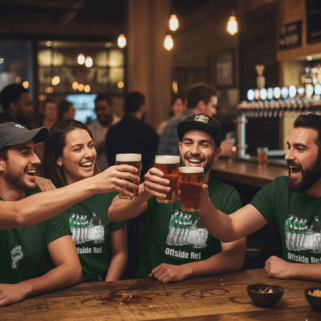 Offside Ref – Irish Rugby T-Shirt | Chicago 2025 Edition | Axel Foley Tribute - Rugby & Beer