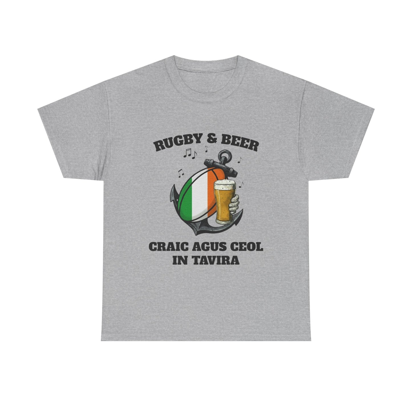 Personalised Rugby & Beer T-Shirt / Tavira - Rugby & Beer