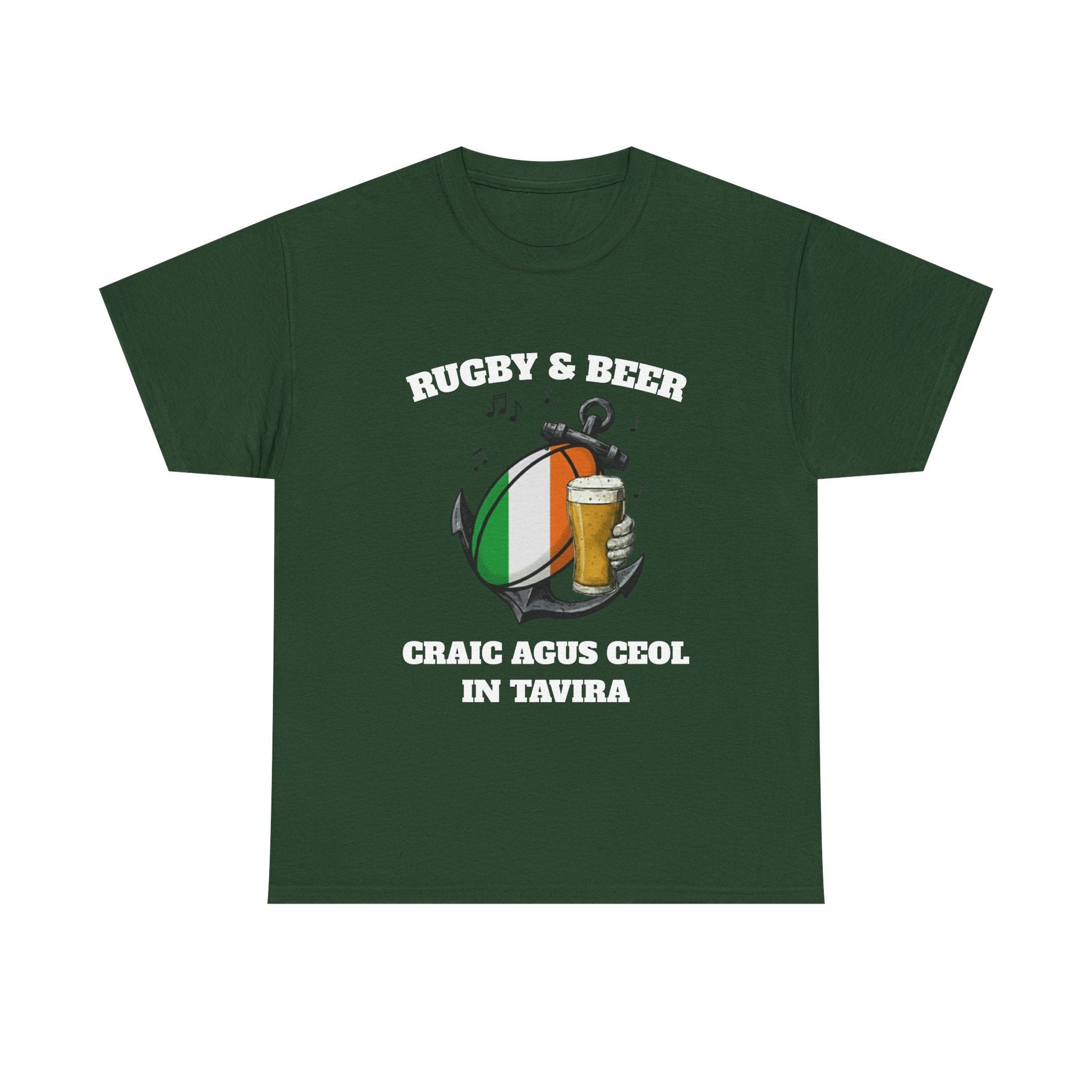 Personalised Rugby & Beer T-Shirt / Tavira - Rugby & Beer