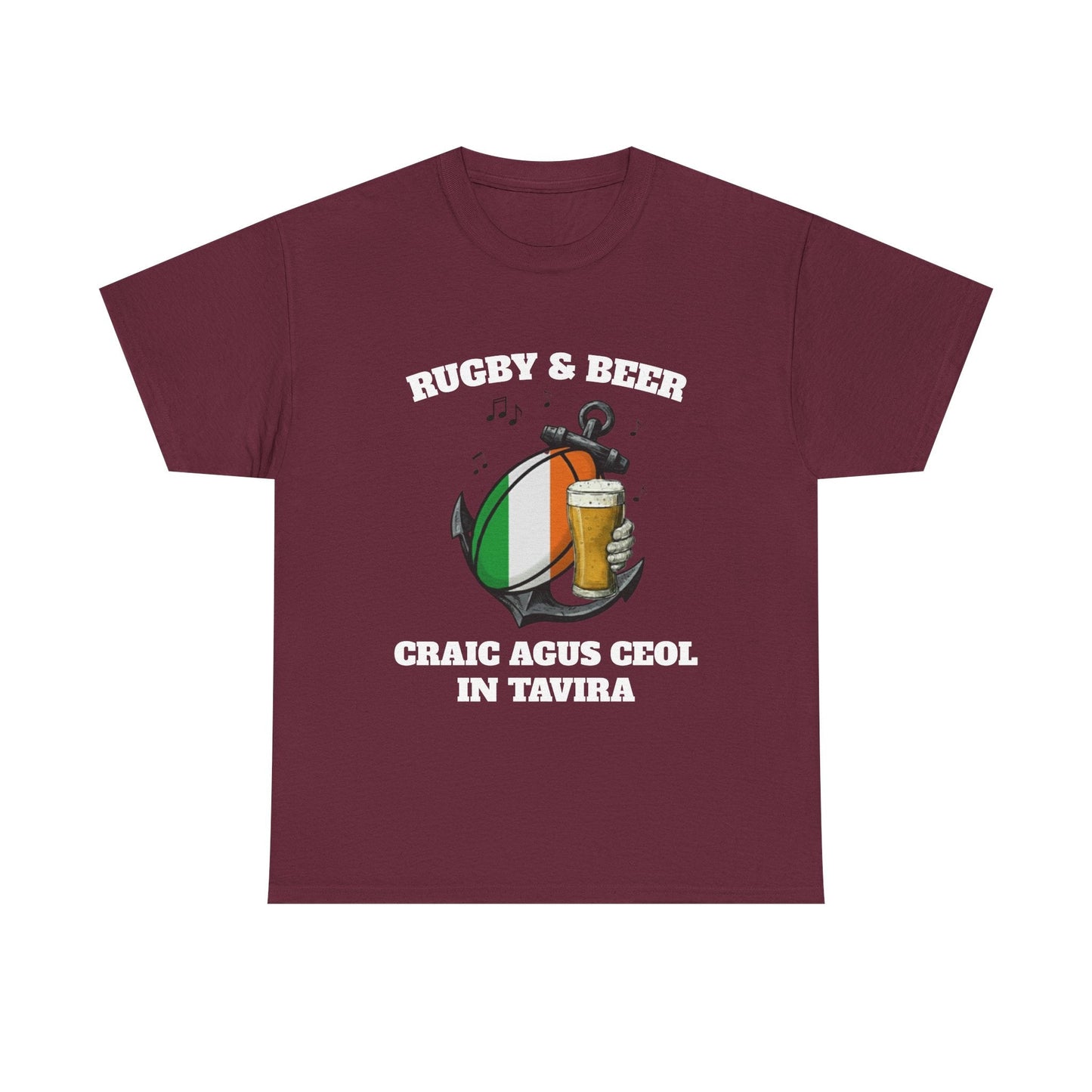 Personalised Rugby & Beer T-Shirt / Tavira - Rugby & Beer
