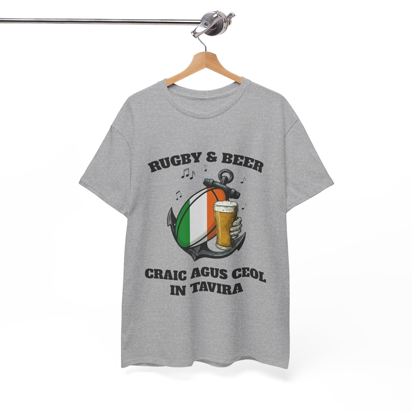 Personalised Rugby & Beer T-Shirt / Tavira - Rugby & Beer