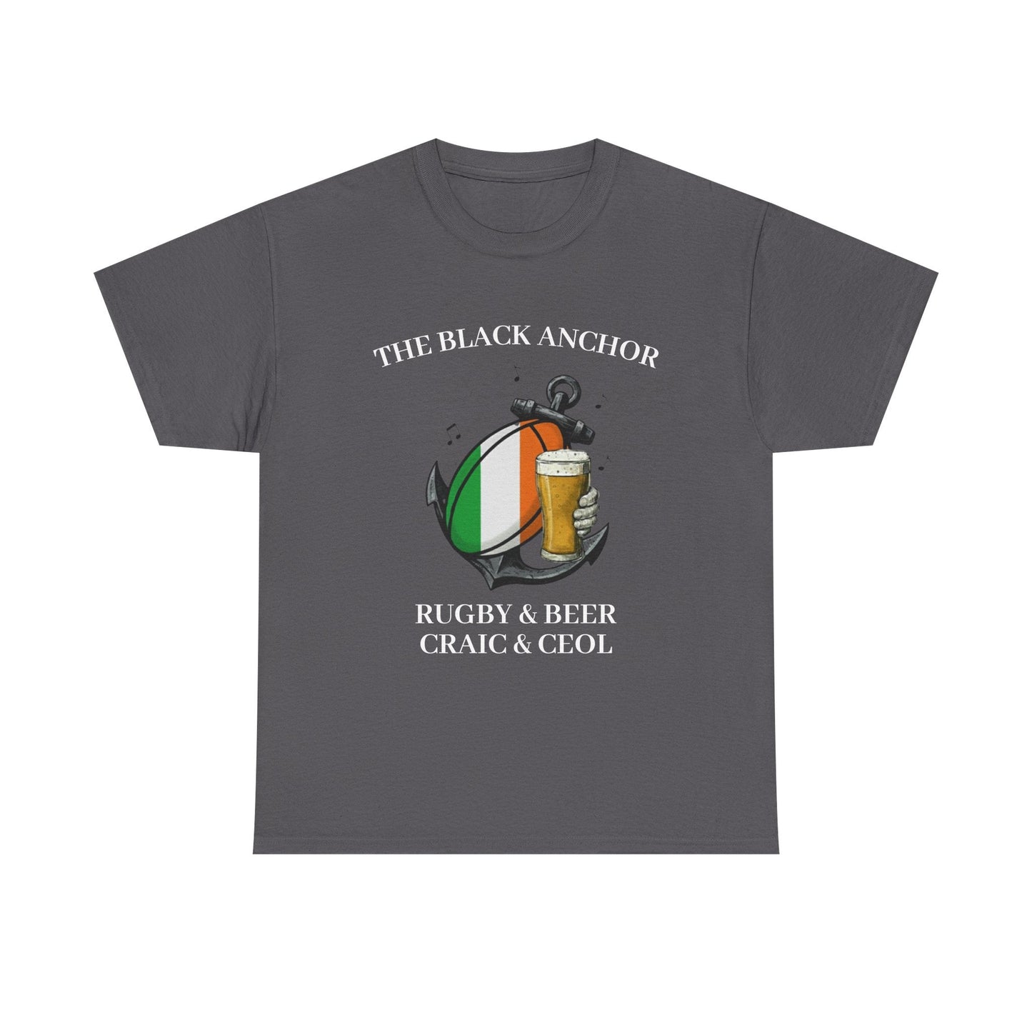 Personalized Rugby & Beer Tee - The Black Anchor - Rugby & Beer