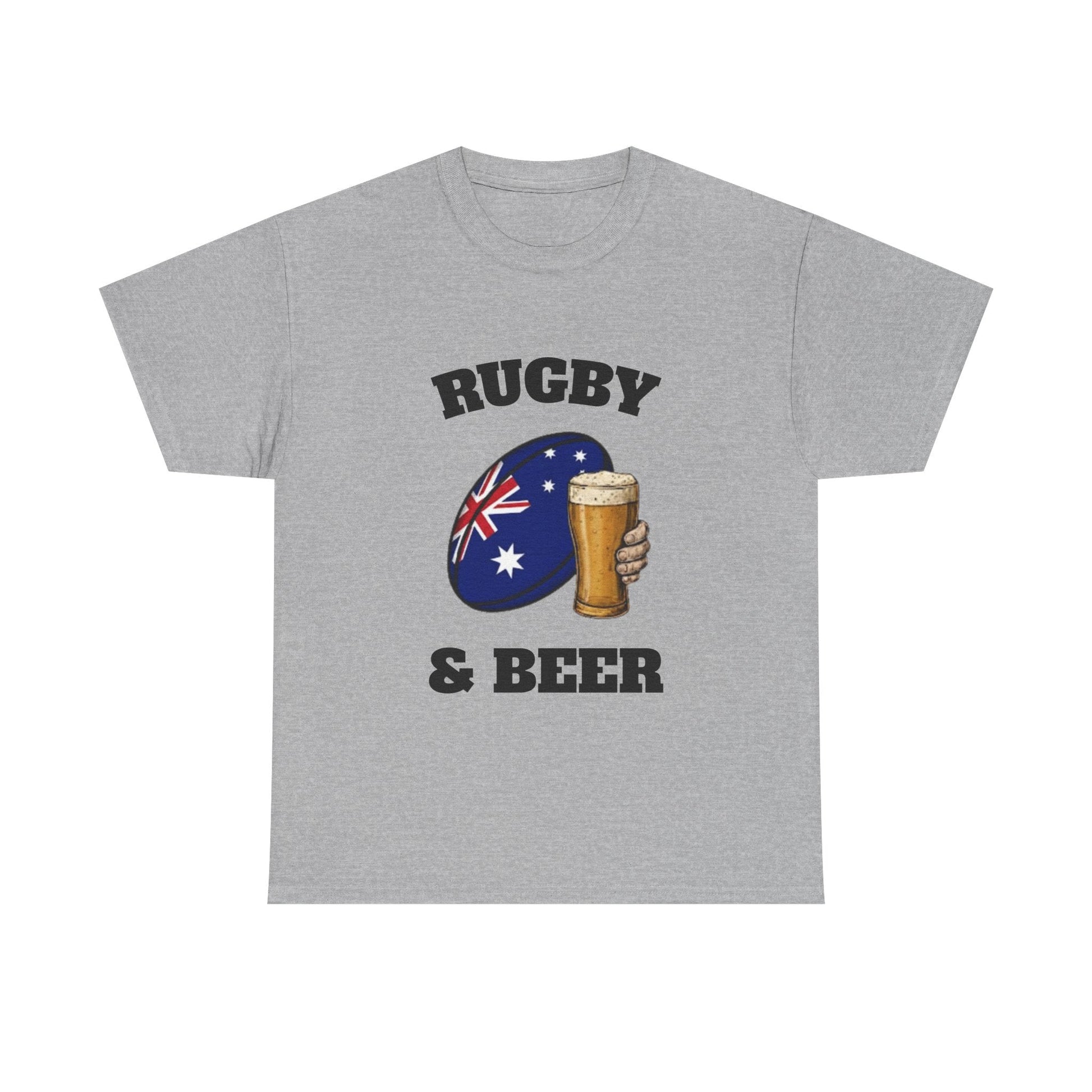 Rugby & Beer Australia T-Shirt – Wallabies Rugby Fans Match Day Tee - Rugby & Beer