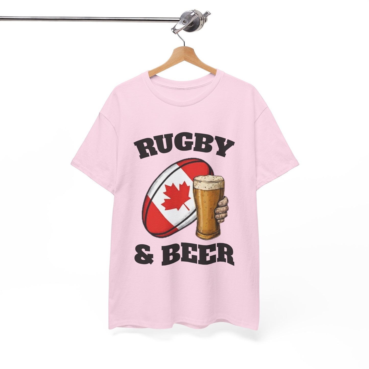 Rugby & Beer Canada T-Shirt – Canadian Rugby Fan Tee - Rugby & Beer