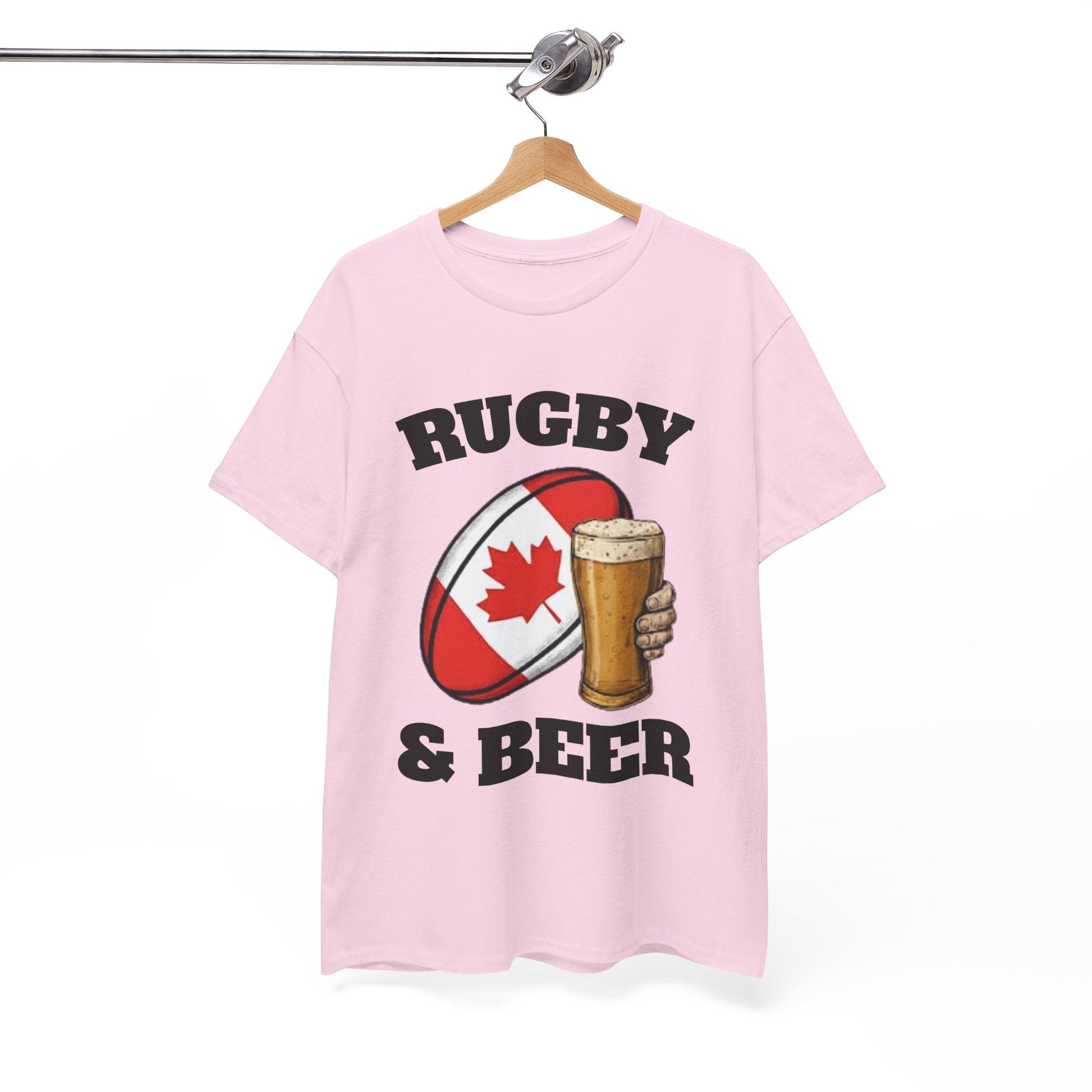 Rugby & Beer Canada T-Shirt – Canadian Rugby Fan Tee - Rugby & Beer
