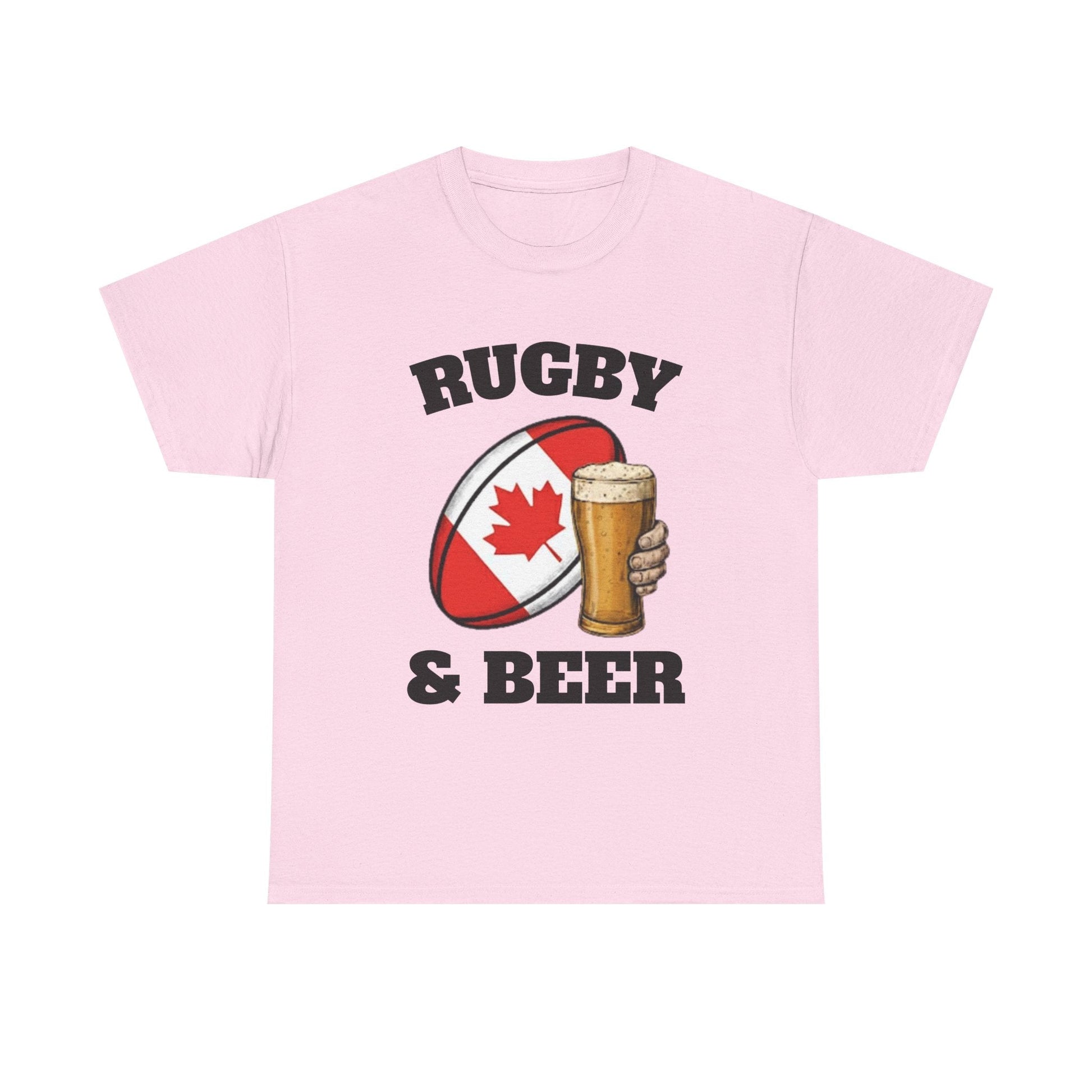 Rugby & Beer Canada T-Shirt – Canadian Rugby Fan Tee - Rugby & Beer