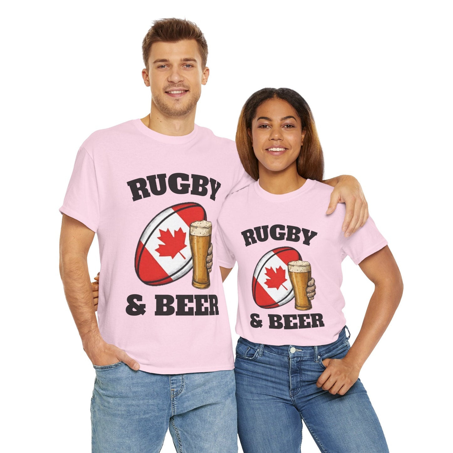 Rugby & Beer Canada T-Shirt – Canadian Rugby Fan Tee - Rugby & Beer