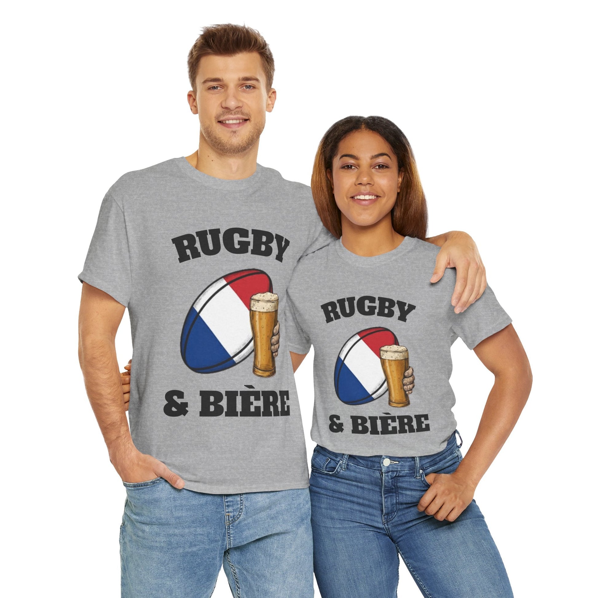 Rugby & Beer – French Rugby Supporter T-shirt - Rugby & Beer