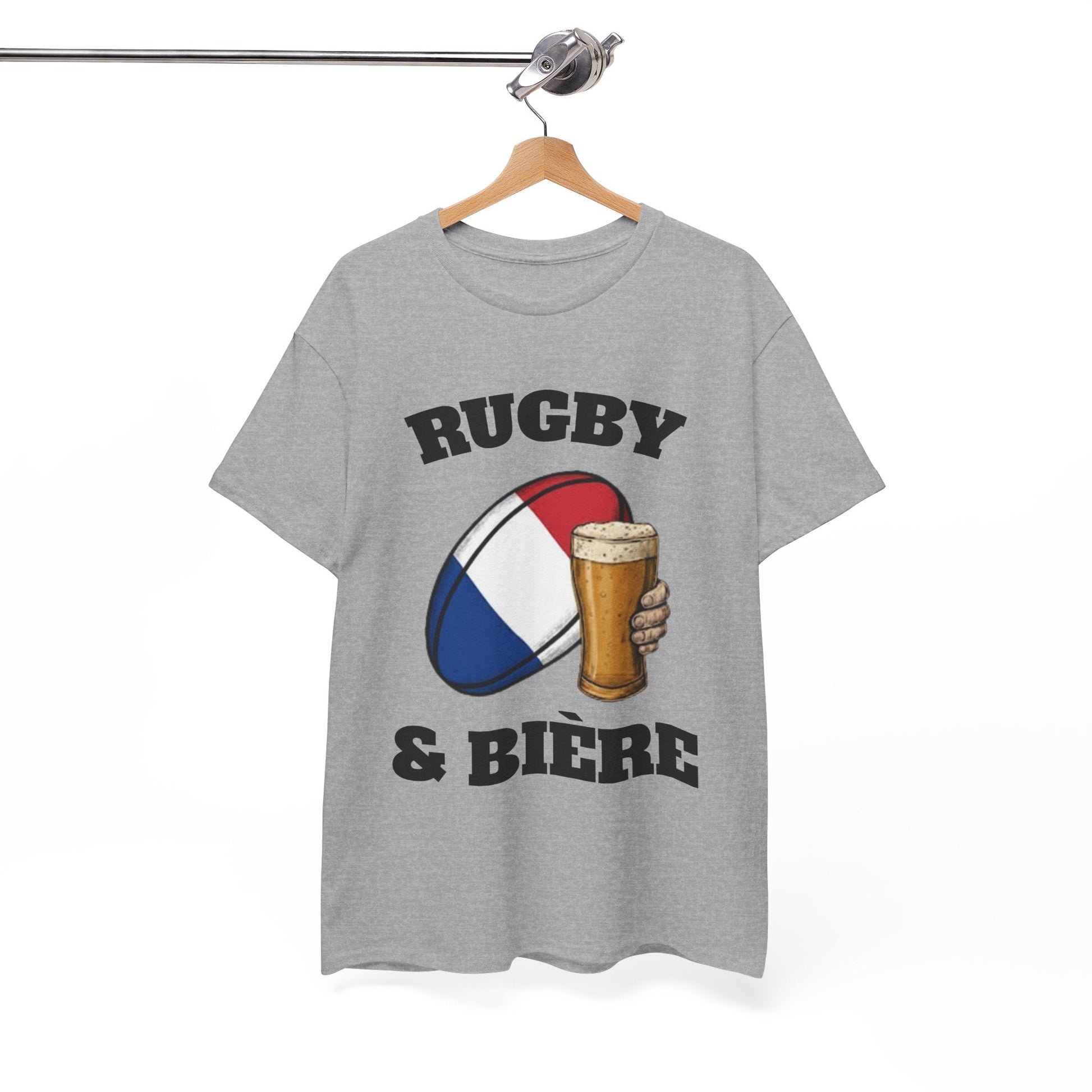 Rugby & Beer – French Rugby Supporter T-shirt - Rugby & Beer