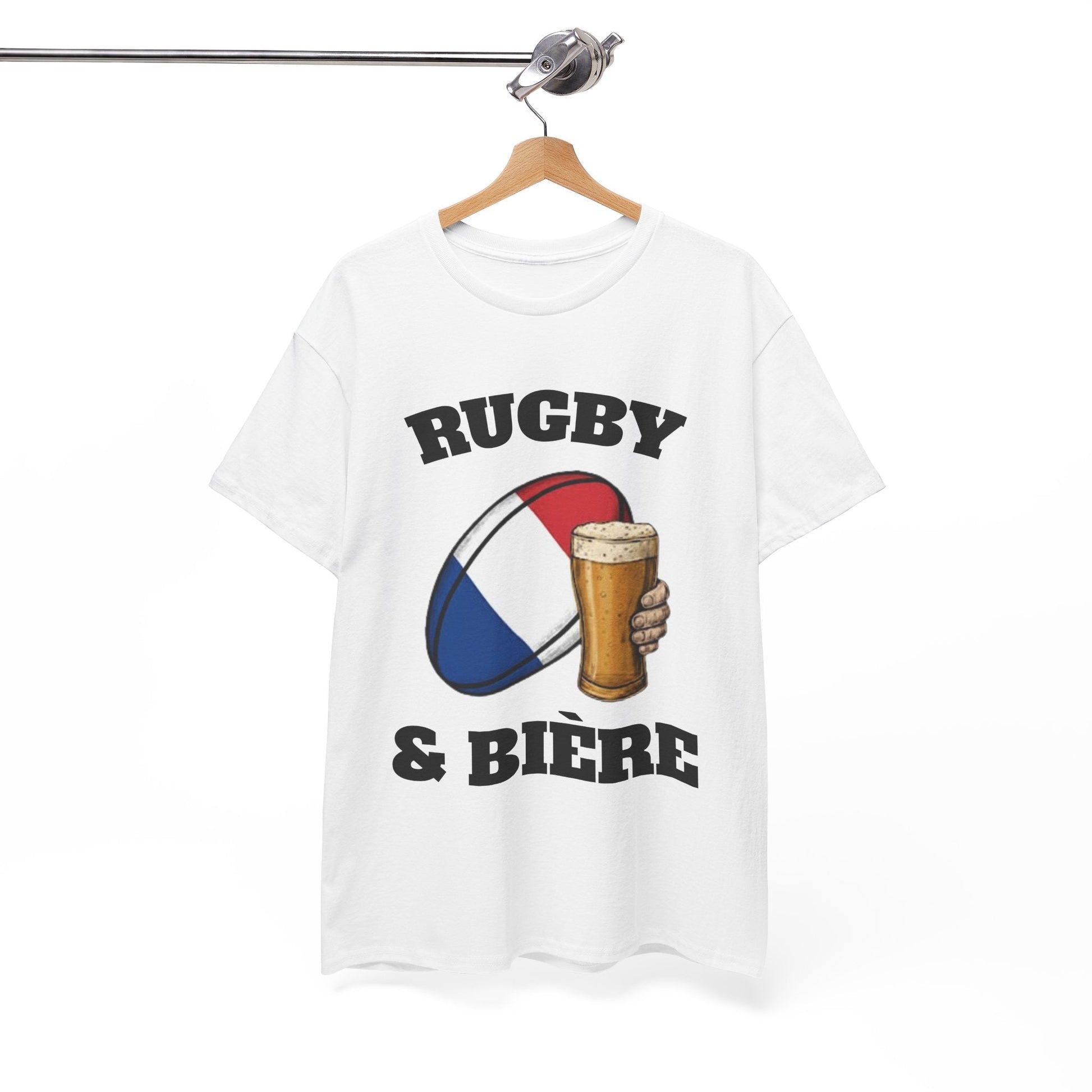 Rugby & Beer – French Rugby Supporter T-shirt - Rugby & Beer