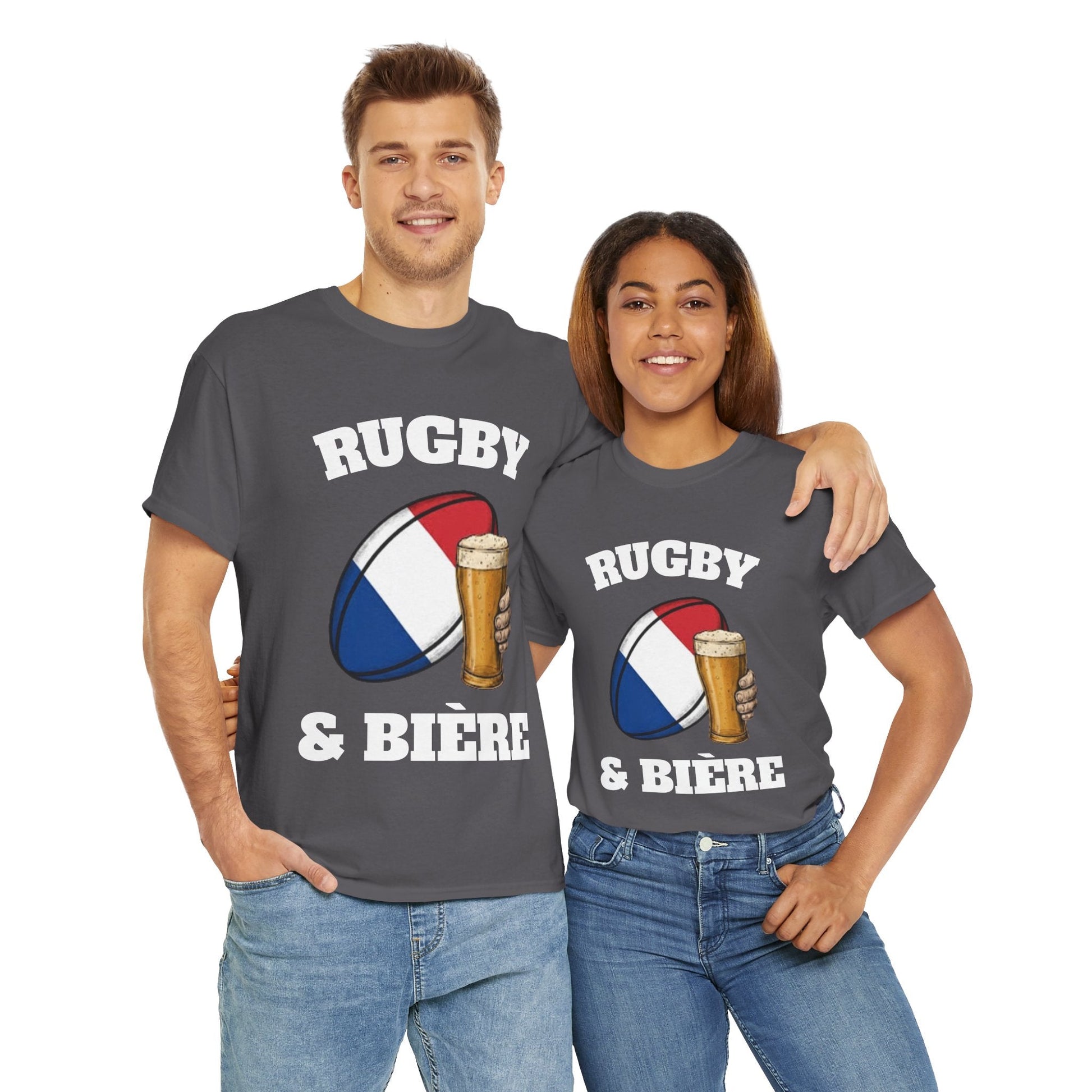 Rugby & Beer – French Rugby Supporter T-shirt - Rugby & Beer