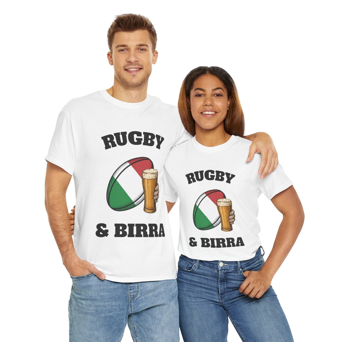 Rugby & Beer – Italian Rugby Fan T-Shirt - Rugby & Beer