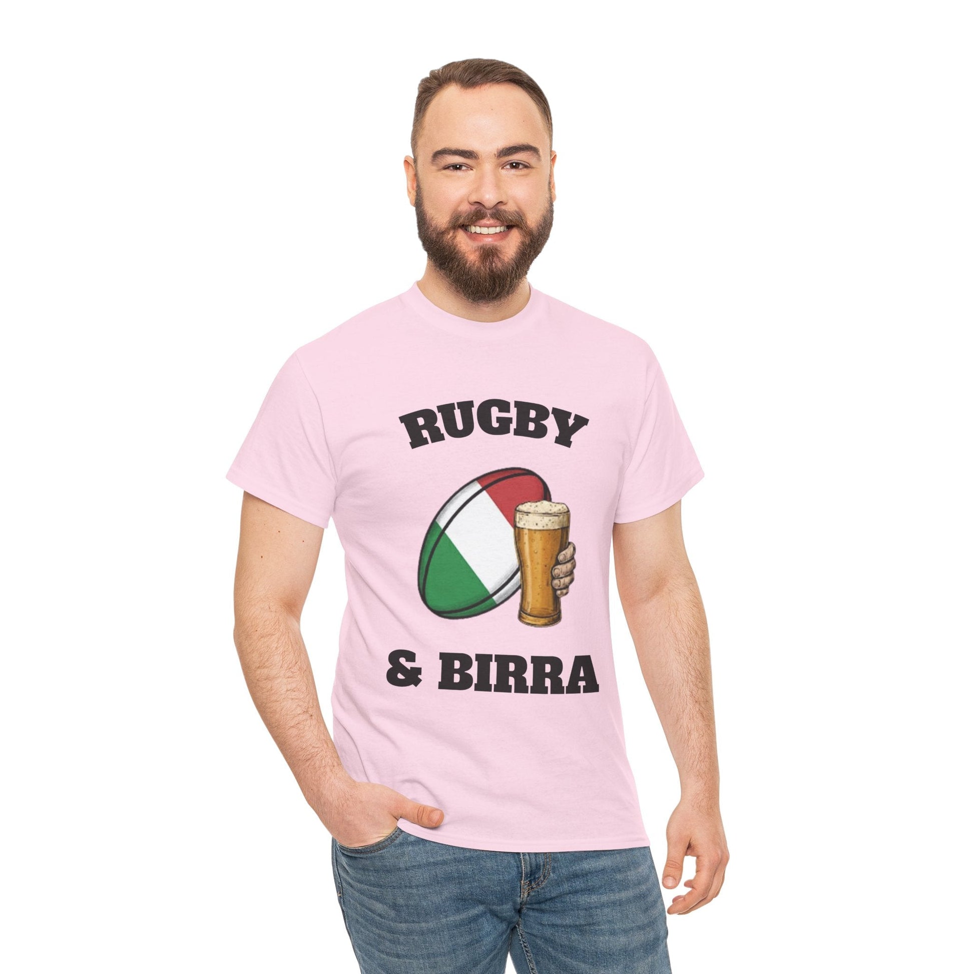 Rugby & Beer – Italian Rugby Fan T-Shirt - Rugby & Beer