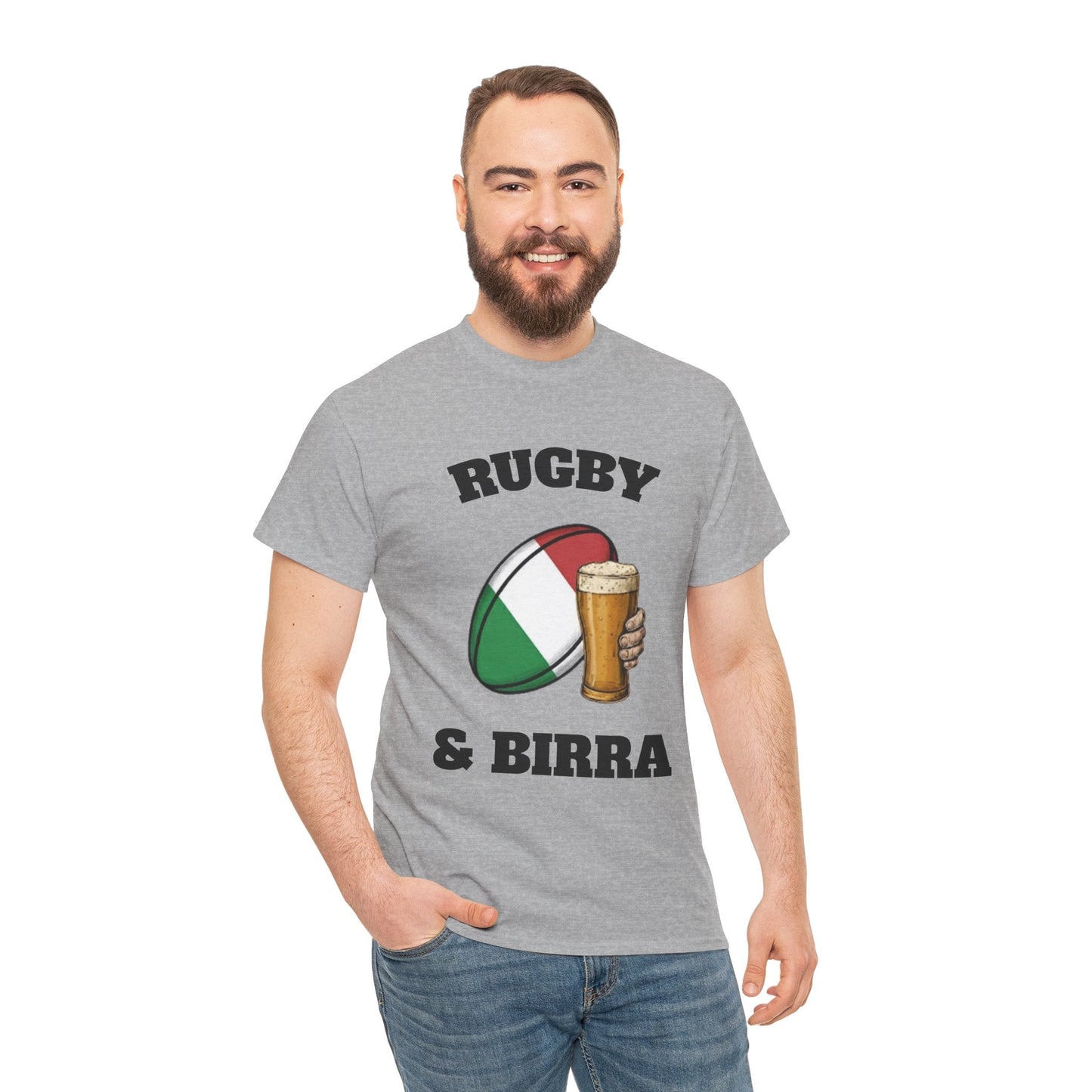 Rugby & Beer – Italian Rugby Fan T-Shirt - Rugby & Beer