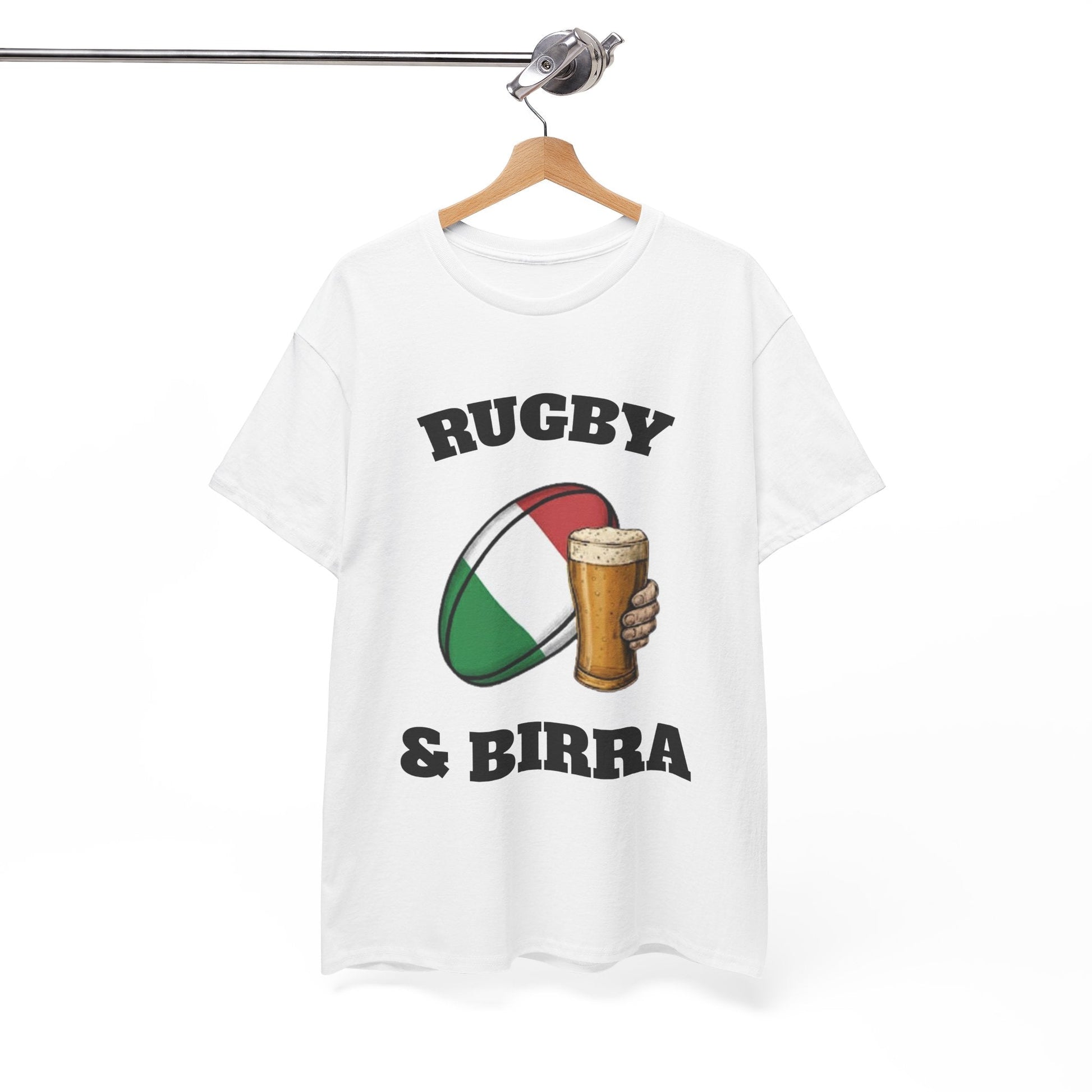 Rugby & Beer – Italian Rugby Fan T-Shirt - Rugby & Beer