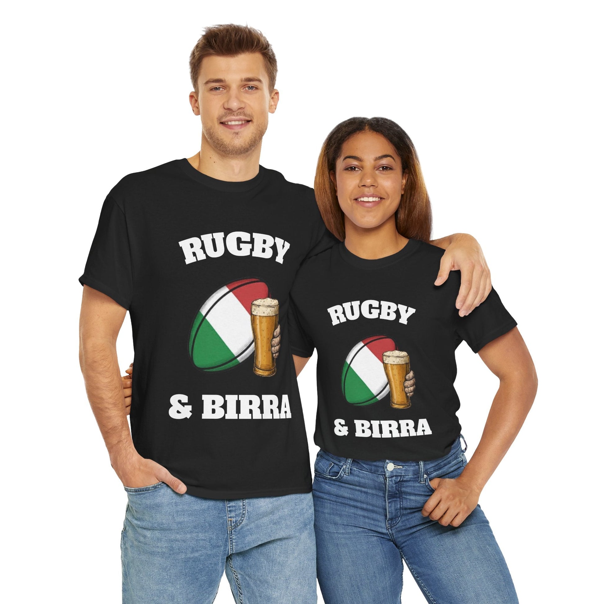 Rugby & Beer – Italian Rugby Fan T-Shirt - Rugby & Beer