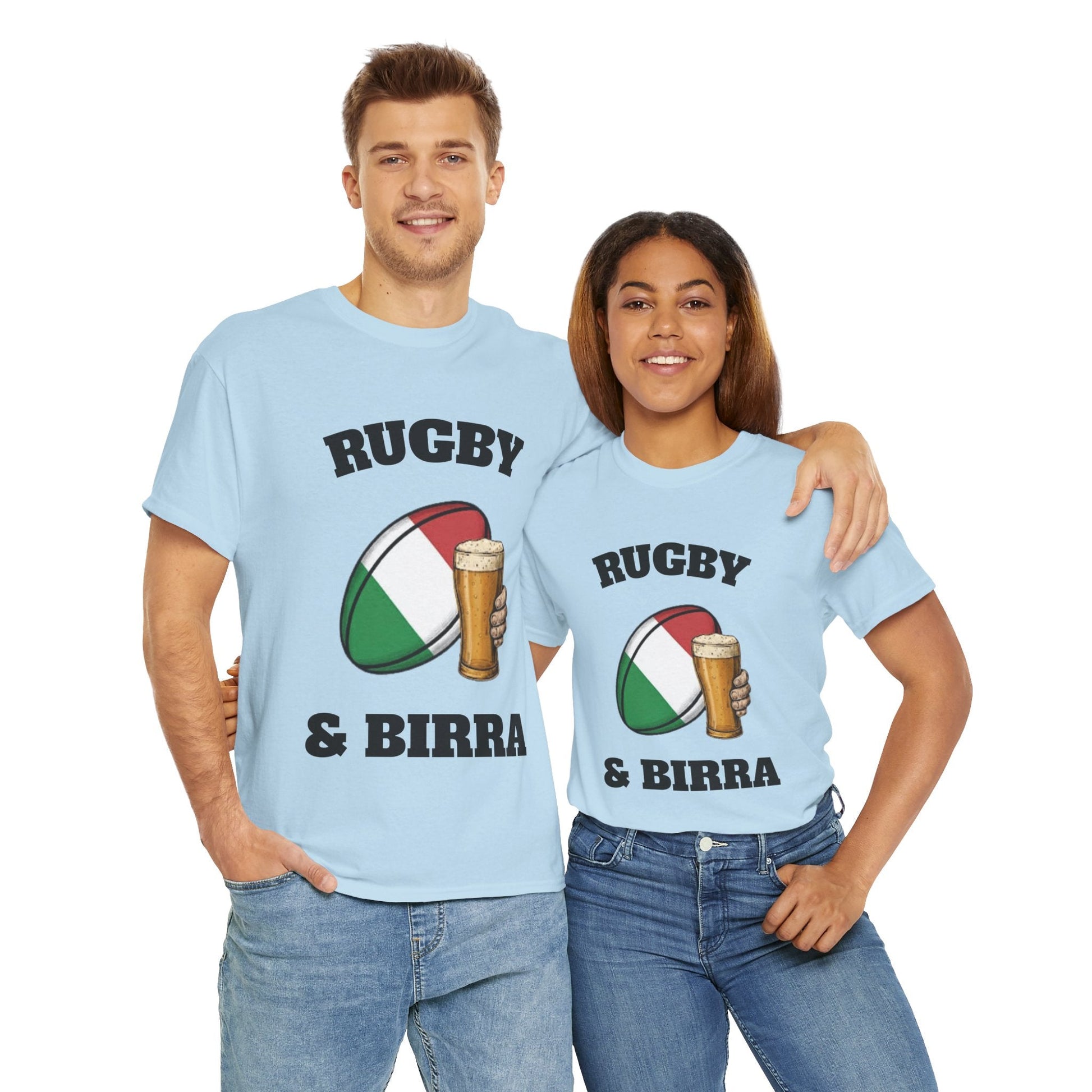 Rugby & Beer – Italian Rugby Fan T-Shirt - Rugby & Beer