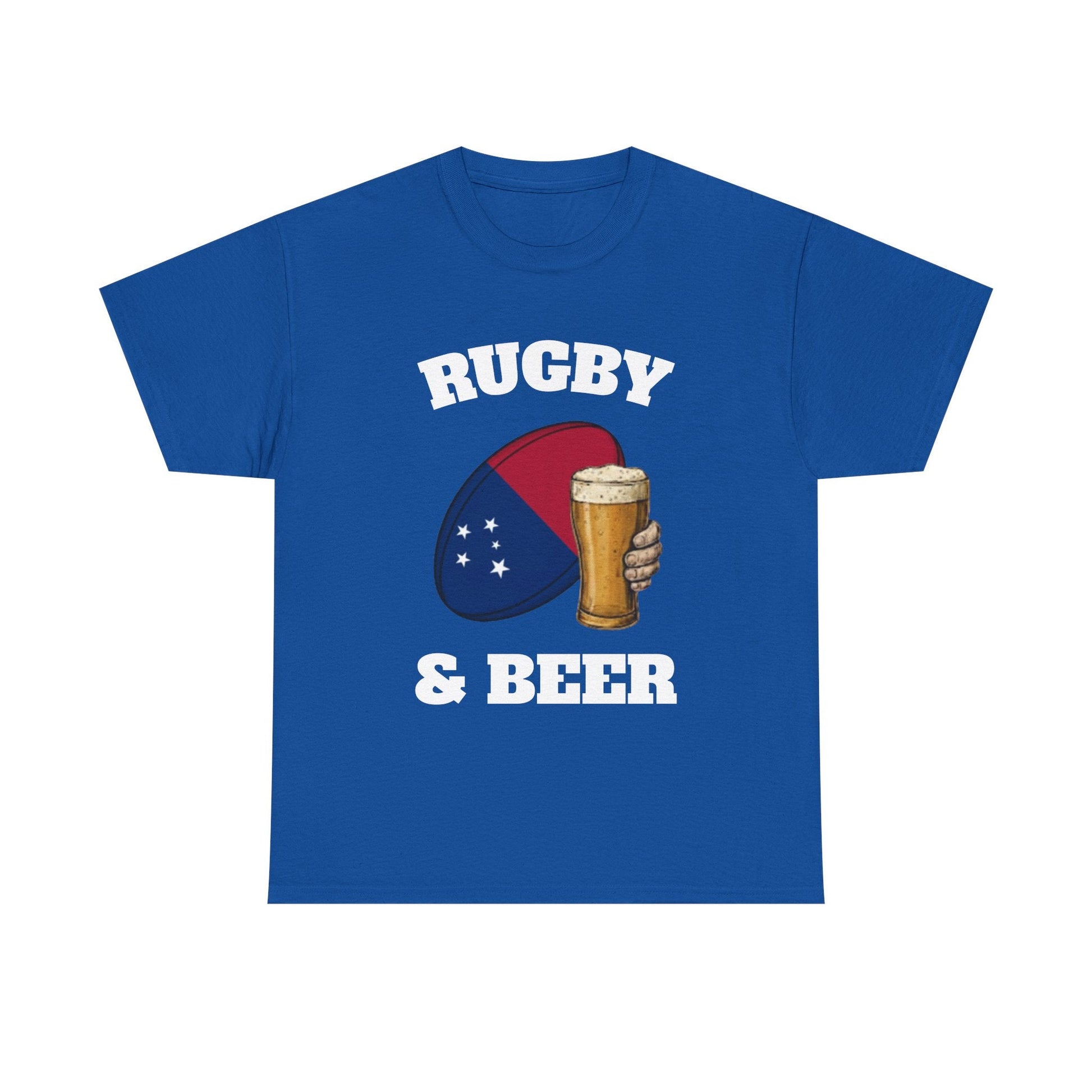 Rugby & Beer Samoa T-Shirt – Manu Samoa Rugby Fans Tee - Rugby & Beer