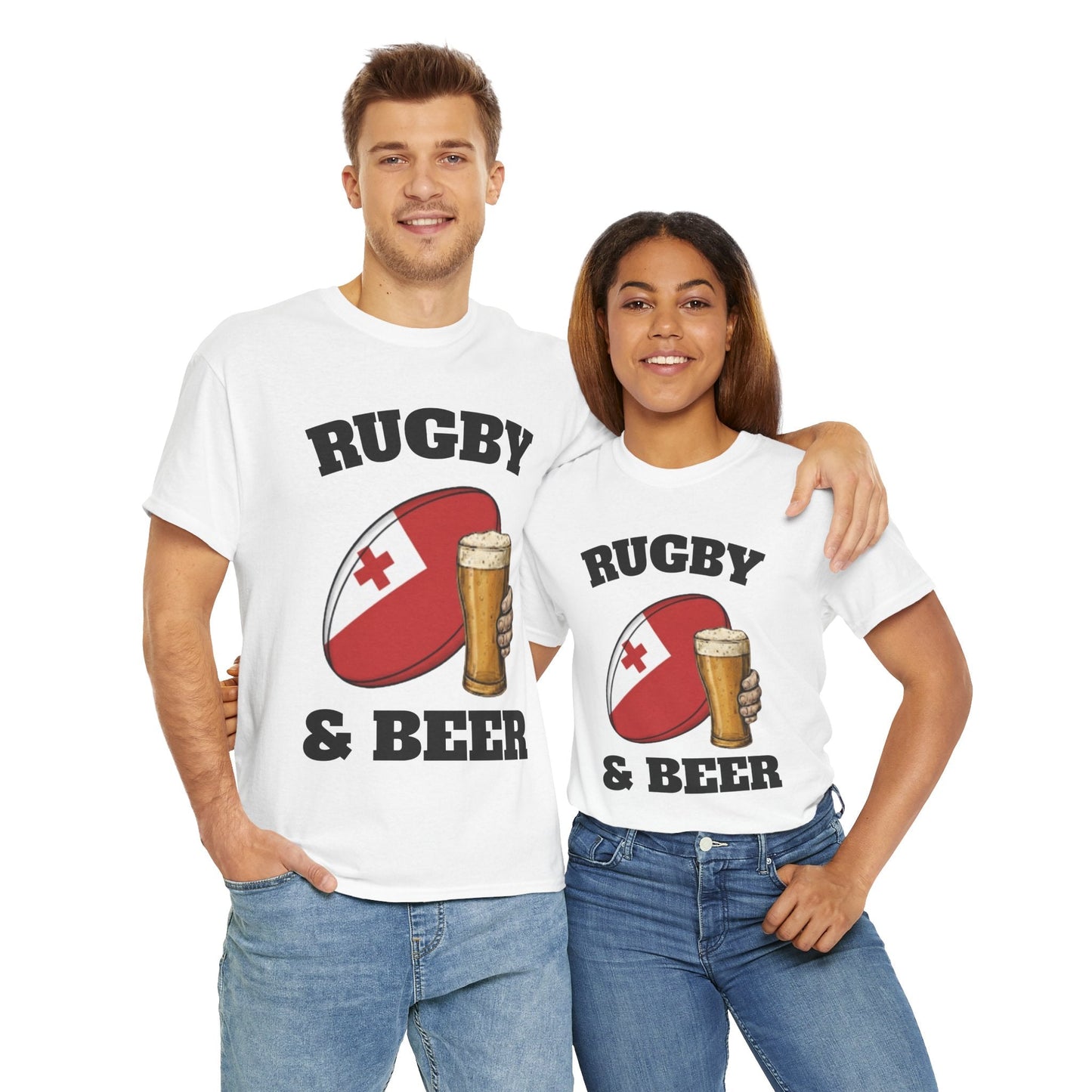 Rugby & Beer Tonga T-Shirt – Ikale Tahi Rugby Fans Tee - Rugby & Beer