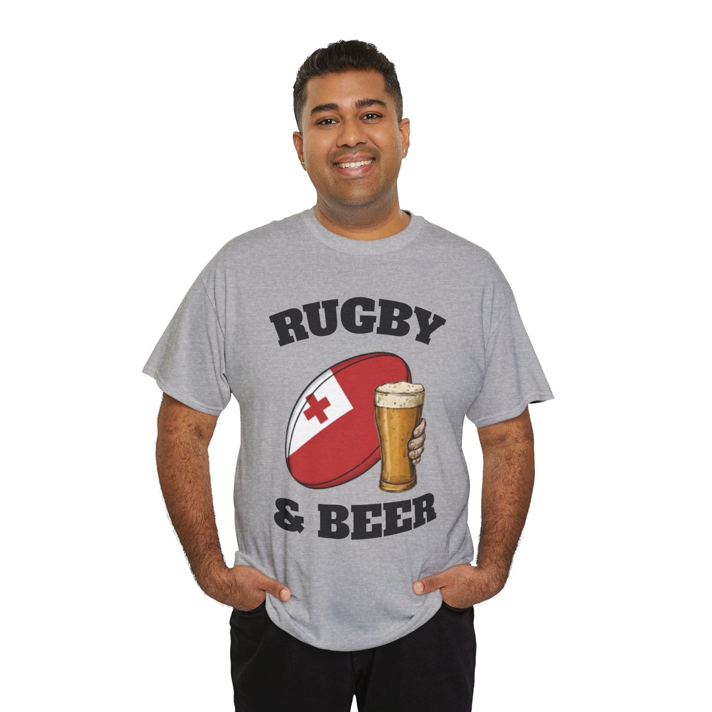 Rugby & Beer Tonga T-Shirt – Ikale Tahi Rugby Fans Tee - Rugby & Beer