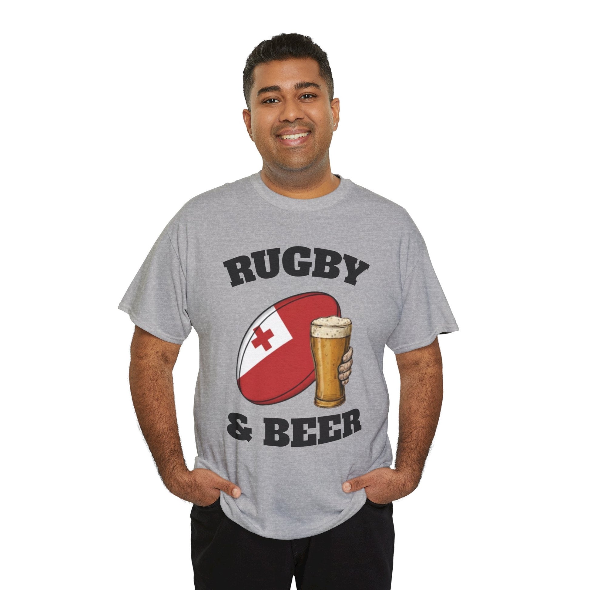 Rugby & Beer Tonga T-Shirt – Ikale Tahi Rugby Fans Tee - Rugby & Beer