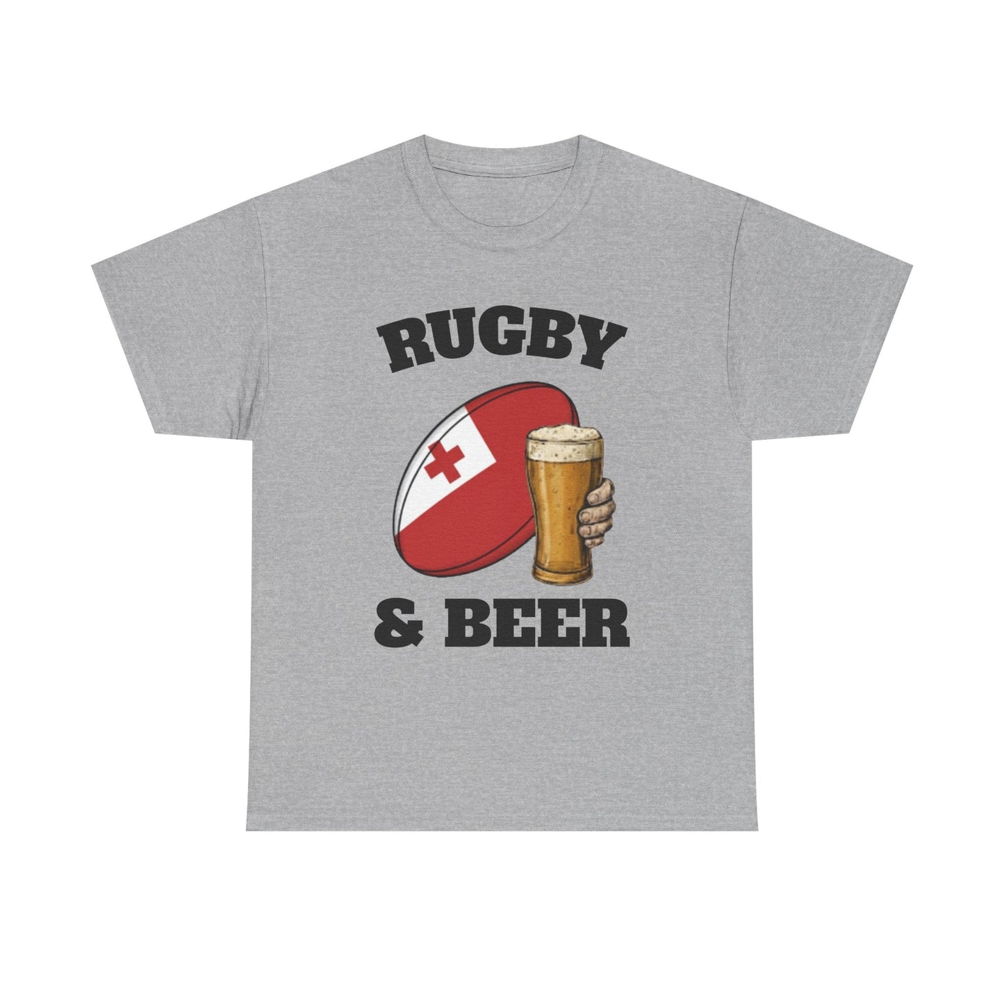 Rugby & Beer Tonga T-Shirt – Ikale Tahi Rugby Fans Tee - Rugby & Beer