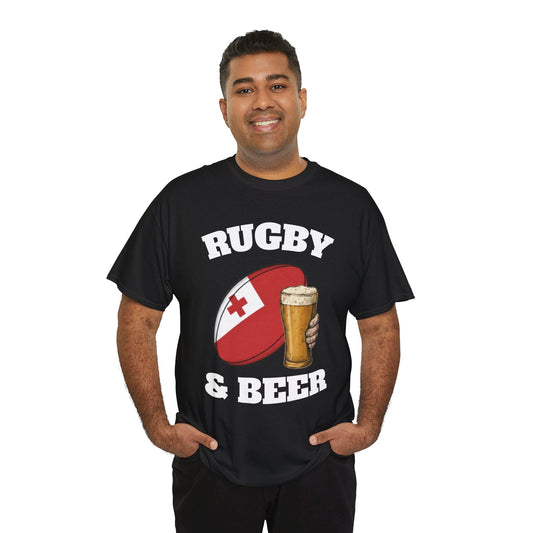 Rugby & Beer Tonga T-Shirt – Ikale Tahi Rugby Fans Tee - Rugby & Beer