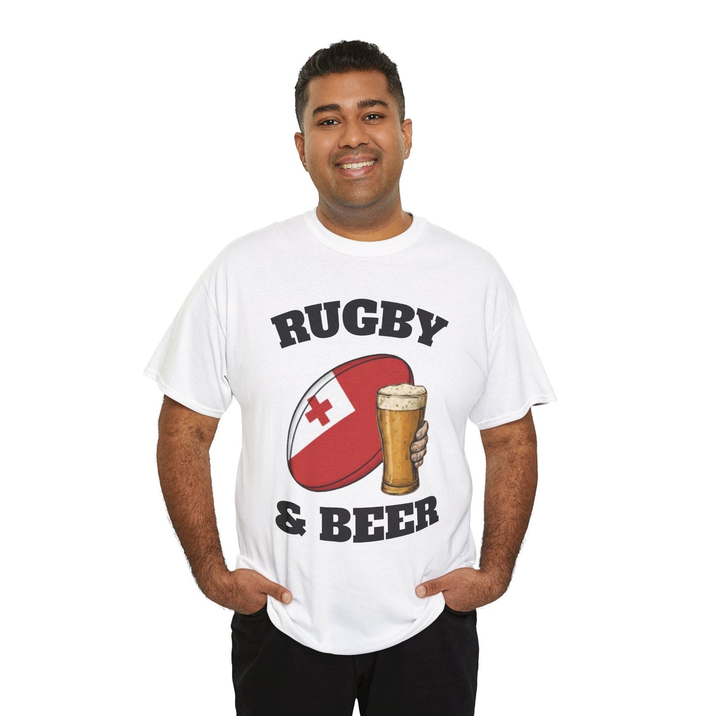 Rugby & Beer Tonga T-Shirt – Ikale Tahi Rugby Fans Tee - Rugby & Beer