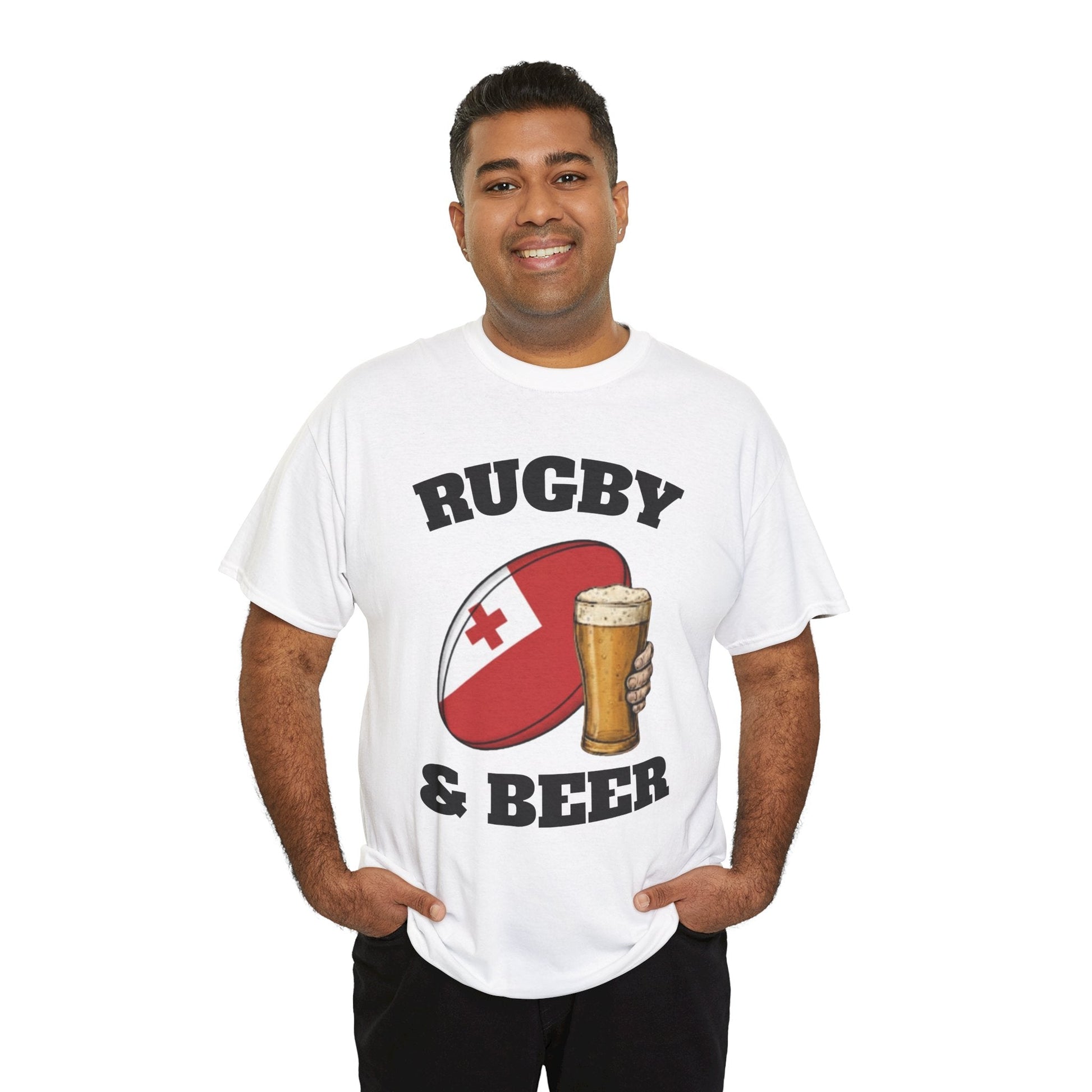 Rugby & Beer Tonga T-Shirt – Ikale Tahi Rugby Fans Tee - Rugby & Beer