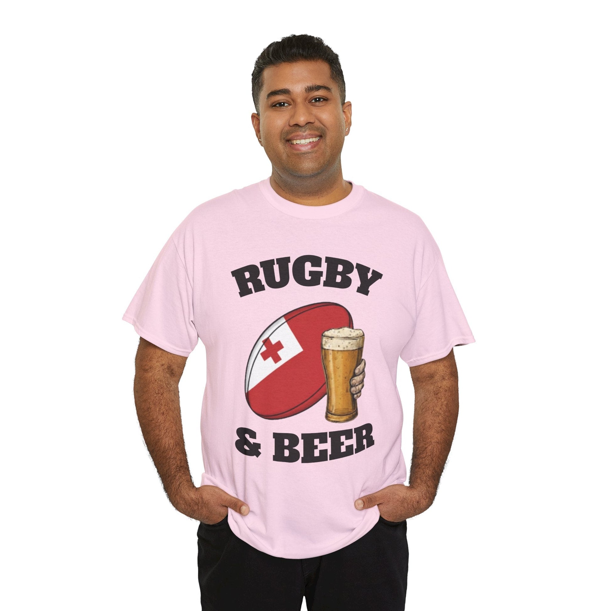 Rugby & Beer Tonga T-Shirt – Ikale Tahi Rugby Fans Tee - Rugby & Beer