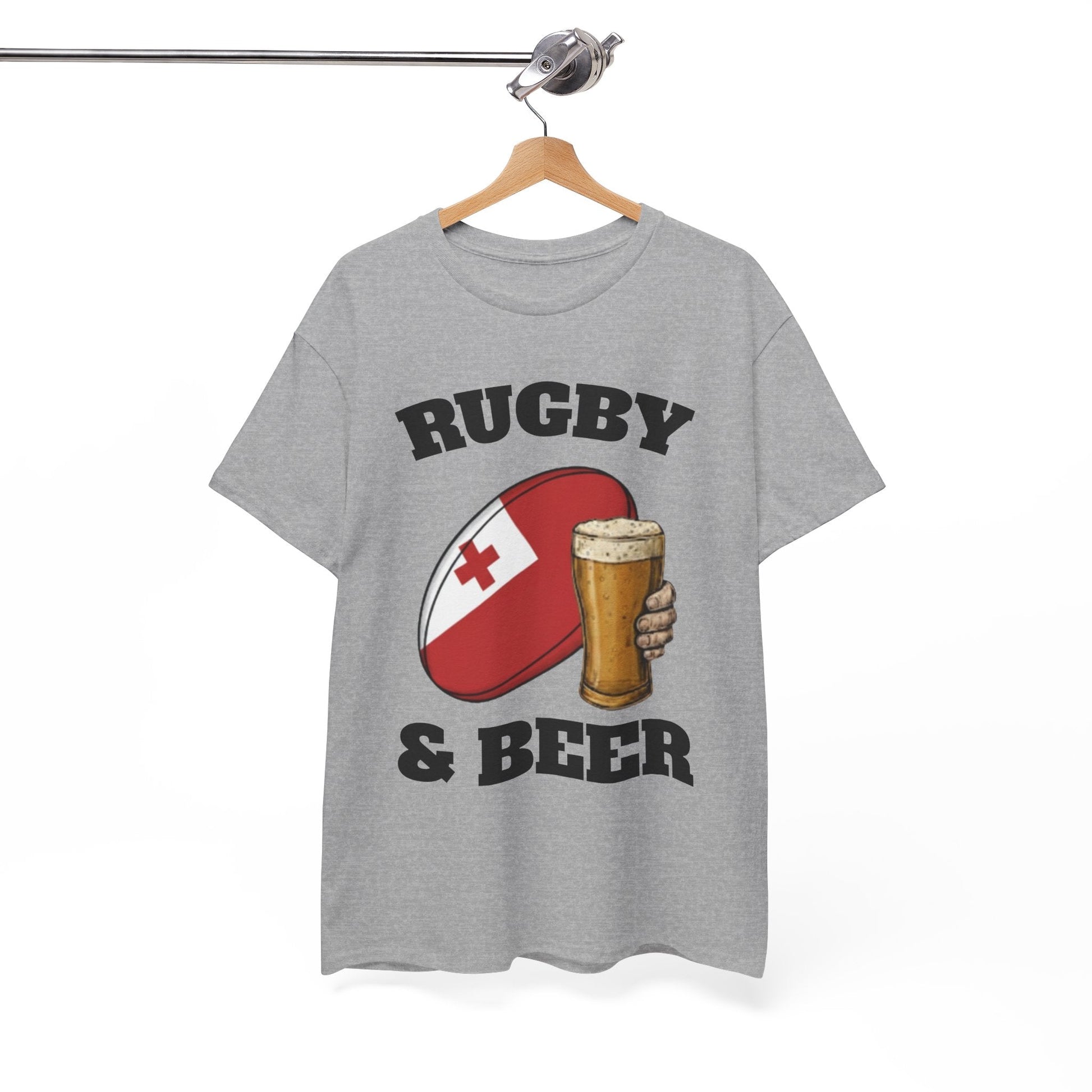 Rugby & Beer Tonga T-Shirt – Ikale Tahi Rugby Fans Tee - Rugby & Beer