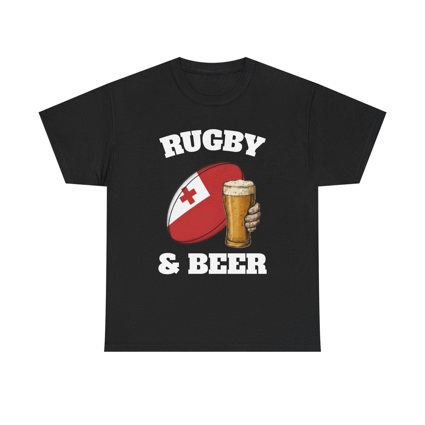 Rugby & Beer Tonga T-Shirt – Ikale Tahi Rugby Fans Tee - Rugby & Beer