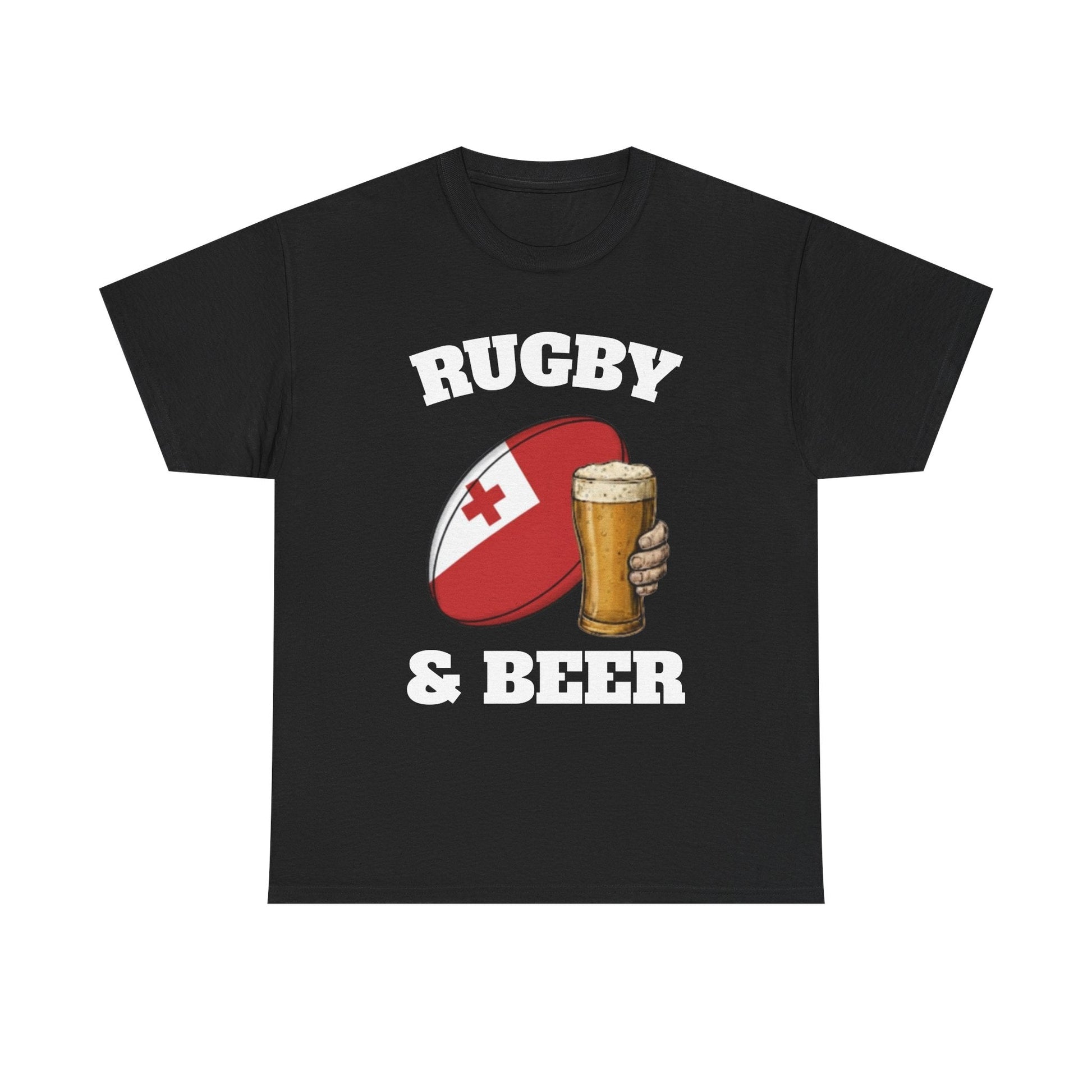 Rugby & Beer Tonga T-Shirt – Ikale Tahi Rugby Fans Tee - Rugby & Beer