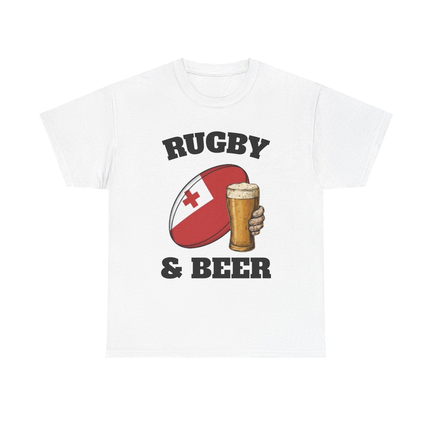 Rugby & Beer Tonga T-Shirt – Ikale Tahi Rugby Fans Tee - Rugby & Beer