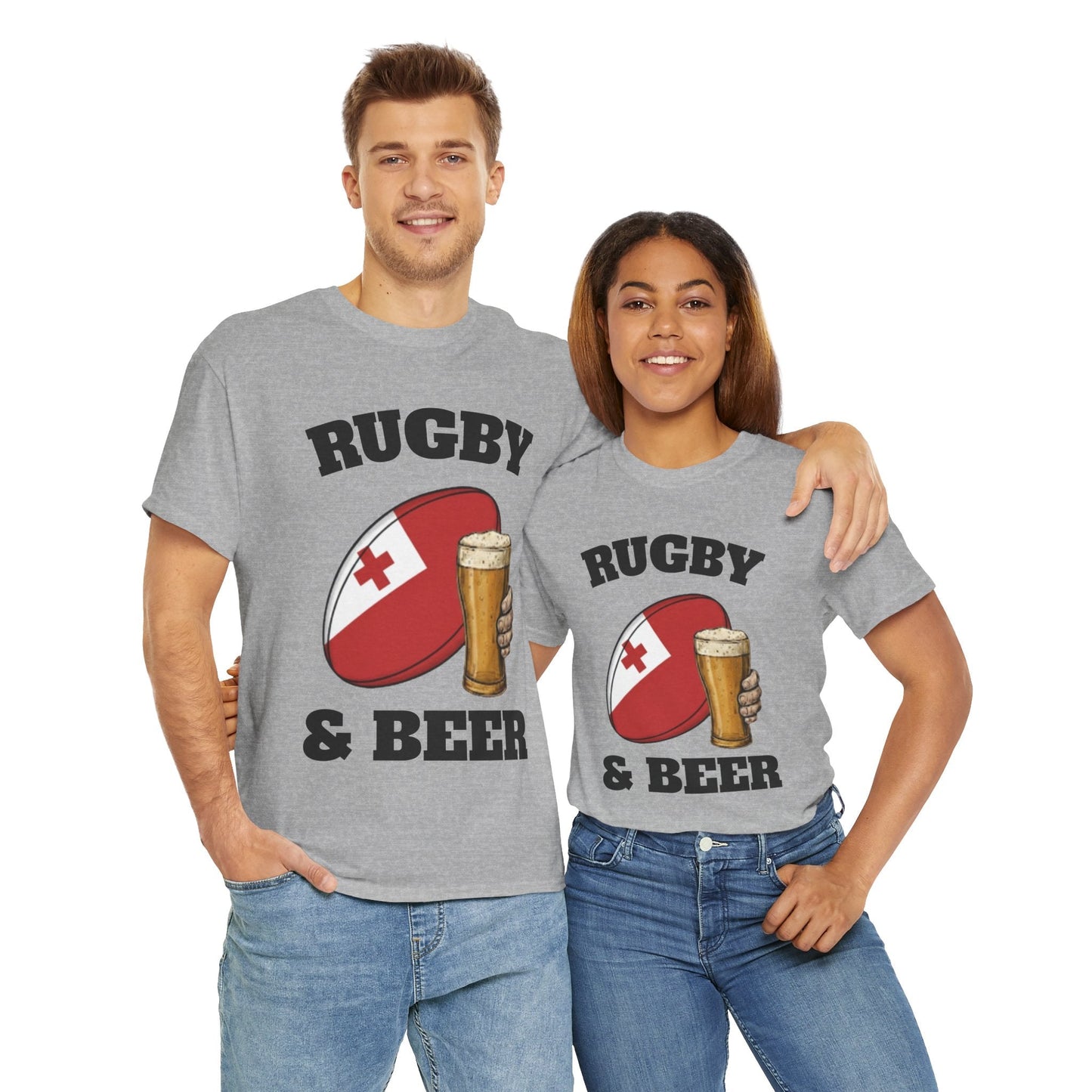 Rugby & Beer Tonga T-Shirt – Ikale Tahi Rugby Fans Tee - Rugby & Beer