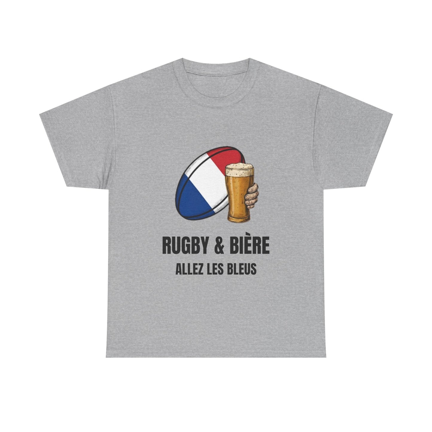 Rugby France & Beer T-shirt - Allez Les Bleus | Matchwear - Rugby & Beer