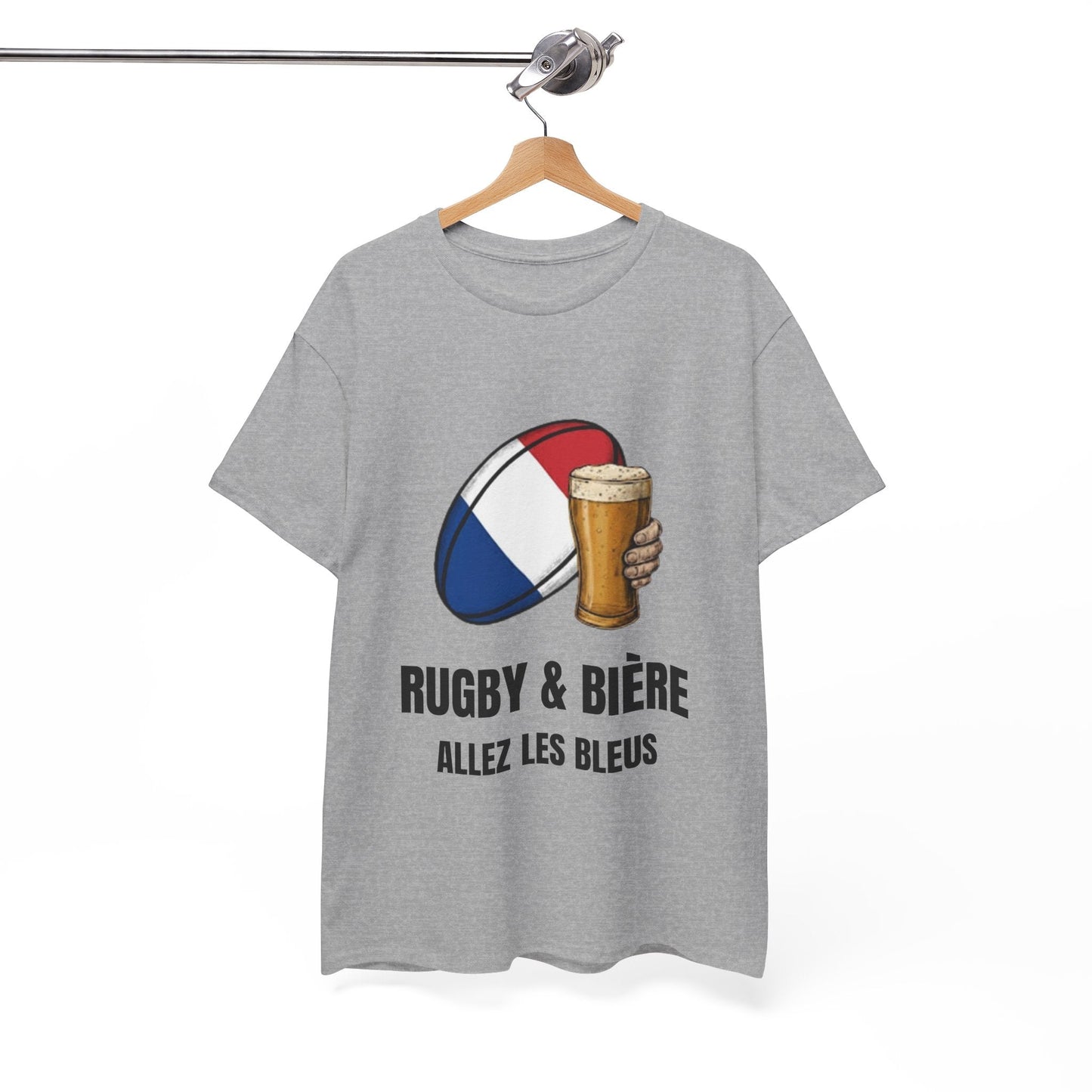 Rugby France & Beer T-shirt - Allez Les Bleus | Matchwear - Rugby & Beer