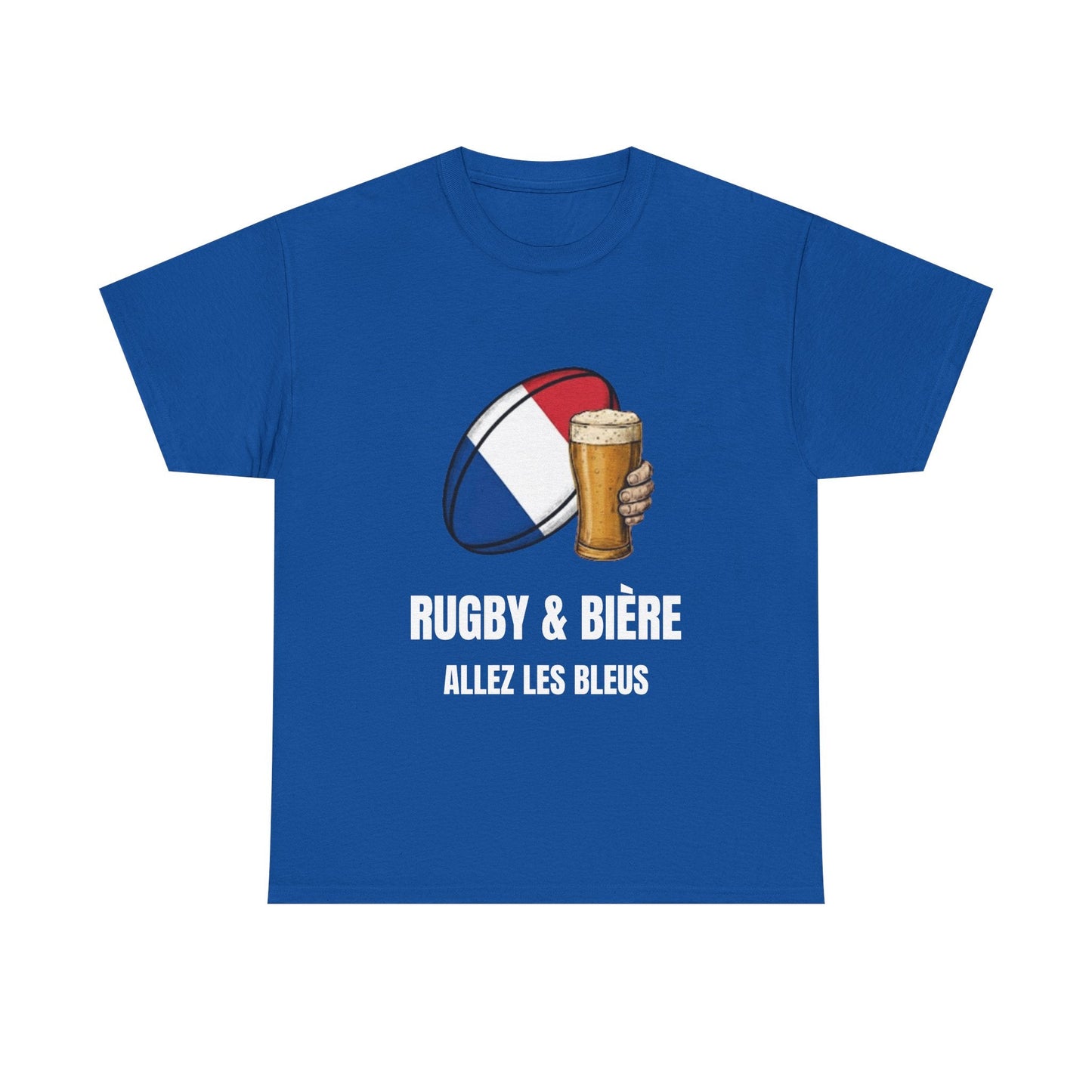 Rugby France & Beer T-shirt - Allez Les Bleus | Matchwear - Rugby & Beer