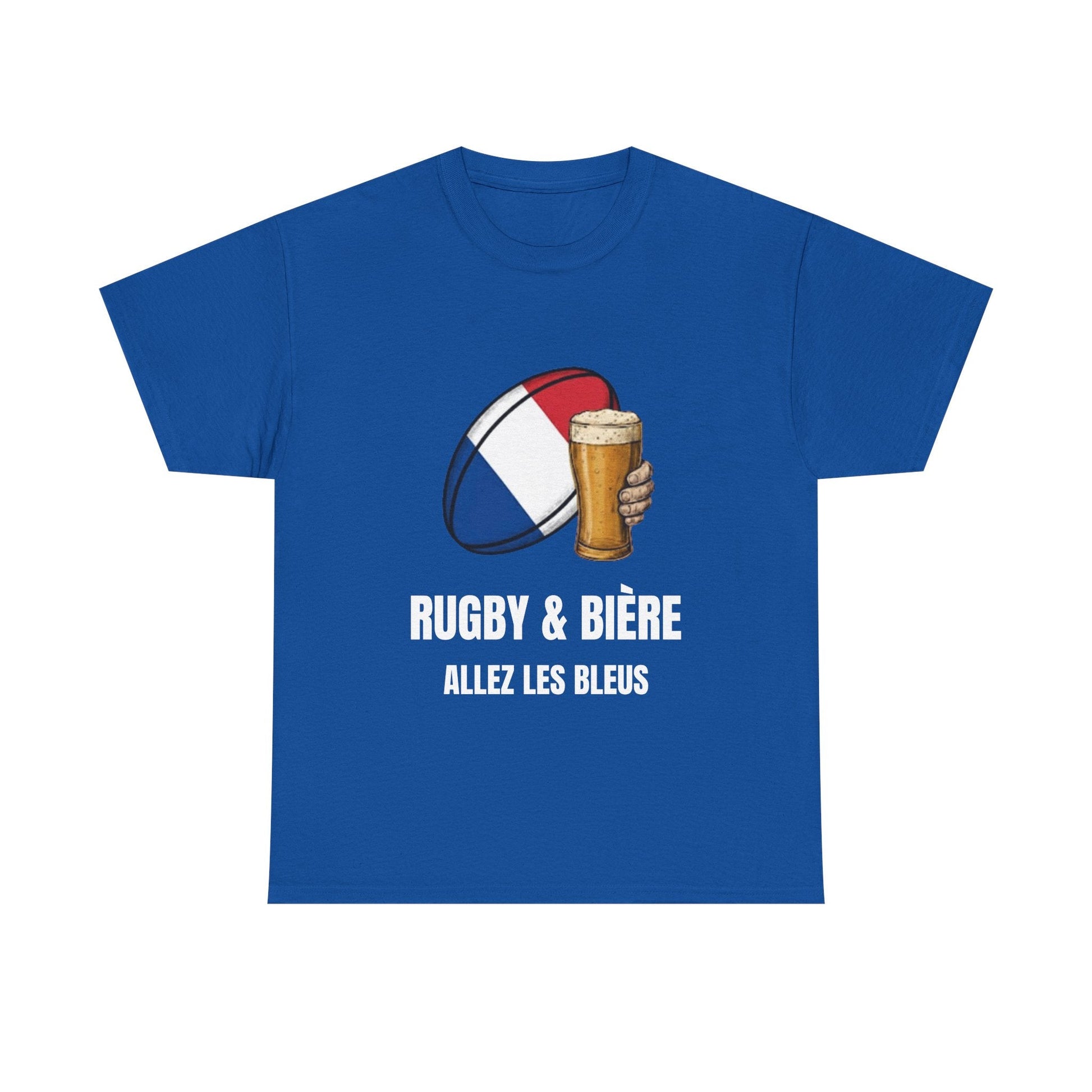 Rugby France & Beer T-shirt - Allez Les Bleus | Matchwear - Rugby & Beer