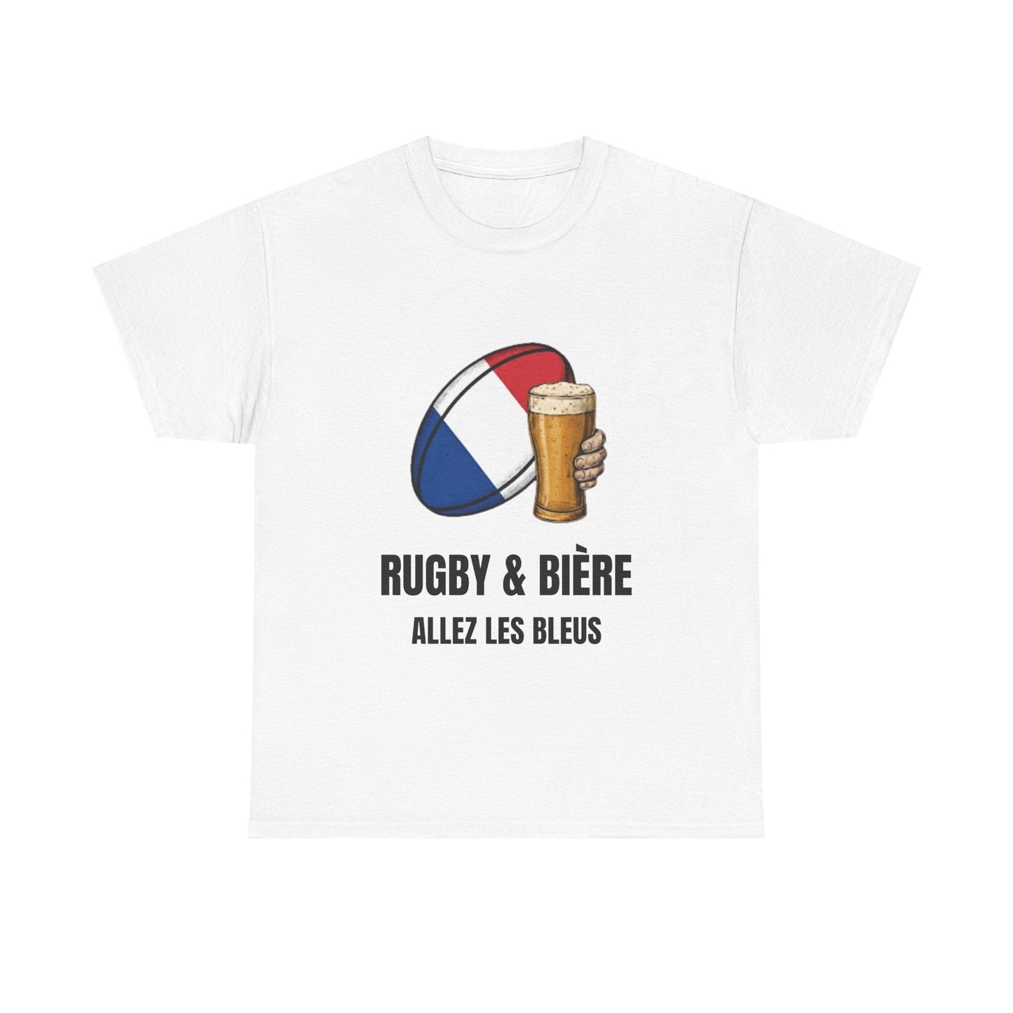 Rugby France & Beer T-shirt - Allez Les Bleus | Matchwear - Rugby & Beer