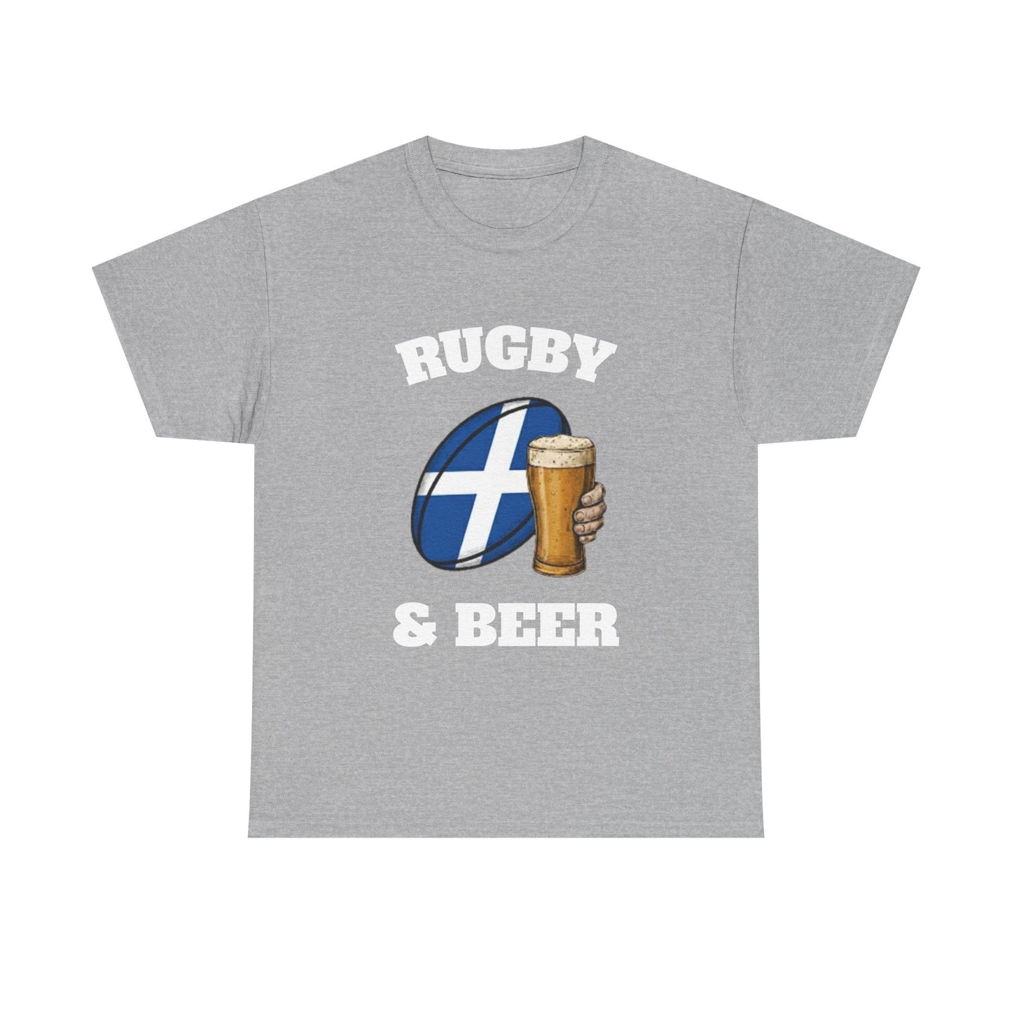 Scotland Rugby & Beer T-Shirt – Perfect for Match Days, Gifts & Lads Trips - Rugby & Beer