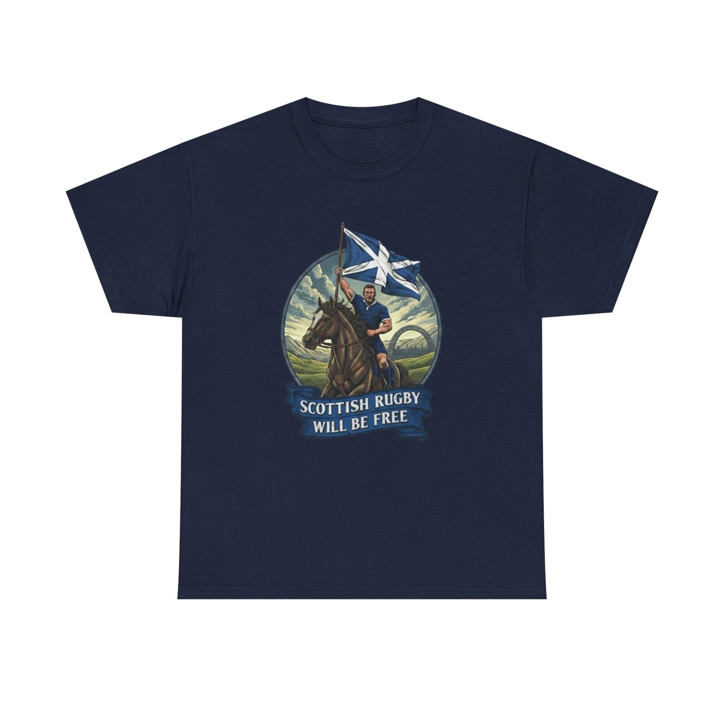 Scottish Rugby T-Shirt – “Scottish Rugby Will Be Free” | Scotland Rugby Fan Gift - Rugby & Beer