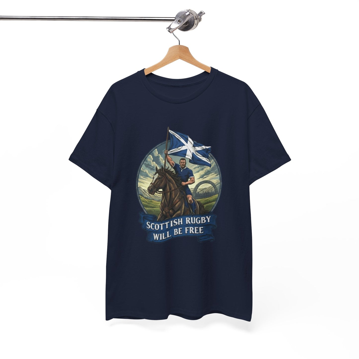 Scottish Rugby T-Shirt – “Scottish Rugby Will Be Free” | Scotland Rugby Fan Gift - Rugby & Beer