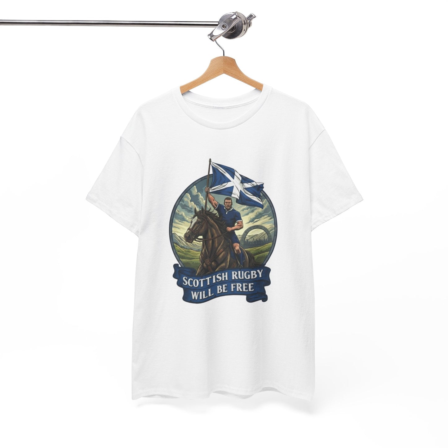 Scottish Rugby T-Shirt – “Scottish Rugby Will Be Free” | Scotland Rugby Fan Gift - Rugby & Beer