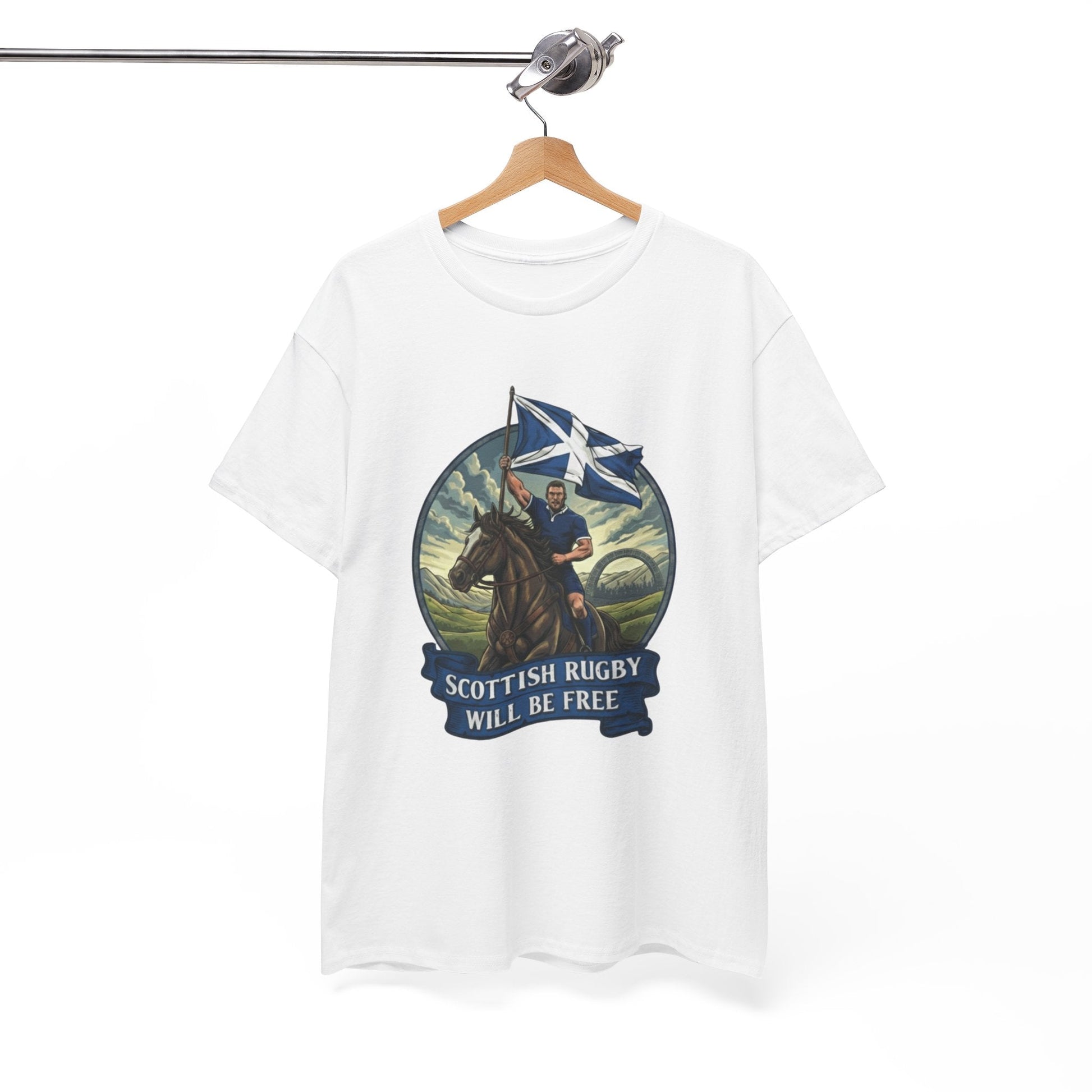 Scottish Rugby T-Shirt – “Scottish Rugby Will Be Free” | Scotland Rugby Fan Gift - Rugby & Beer