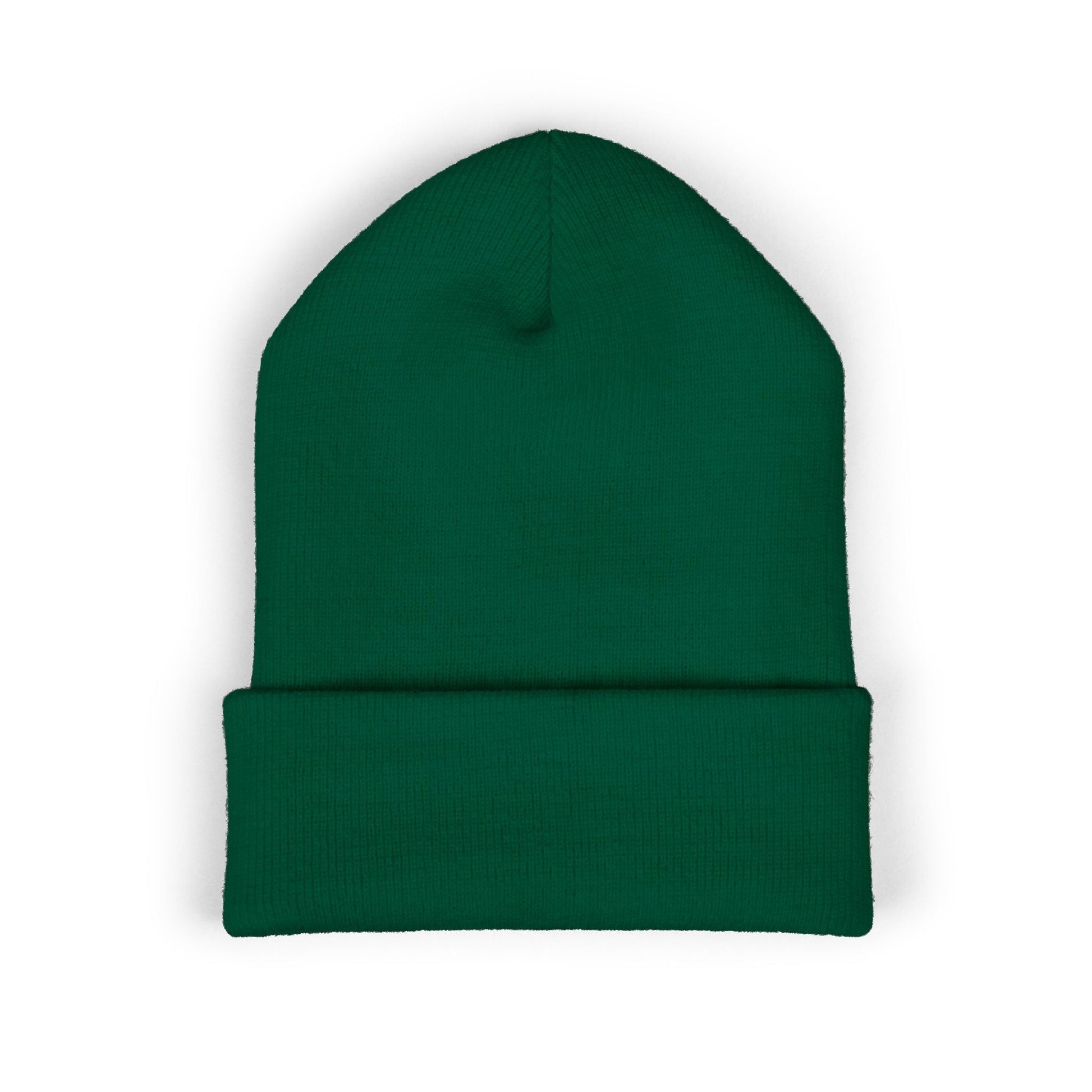 Scrum & Stout Navy Beanie | Irish Rugby Fan Knit Hat | Rugby & Beer Cuffed Beanie - Rugby & Beer