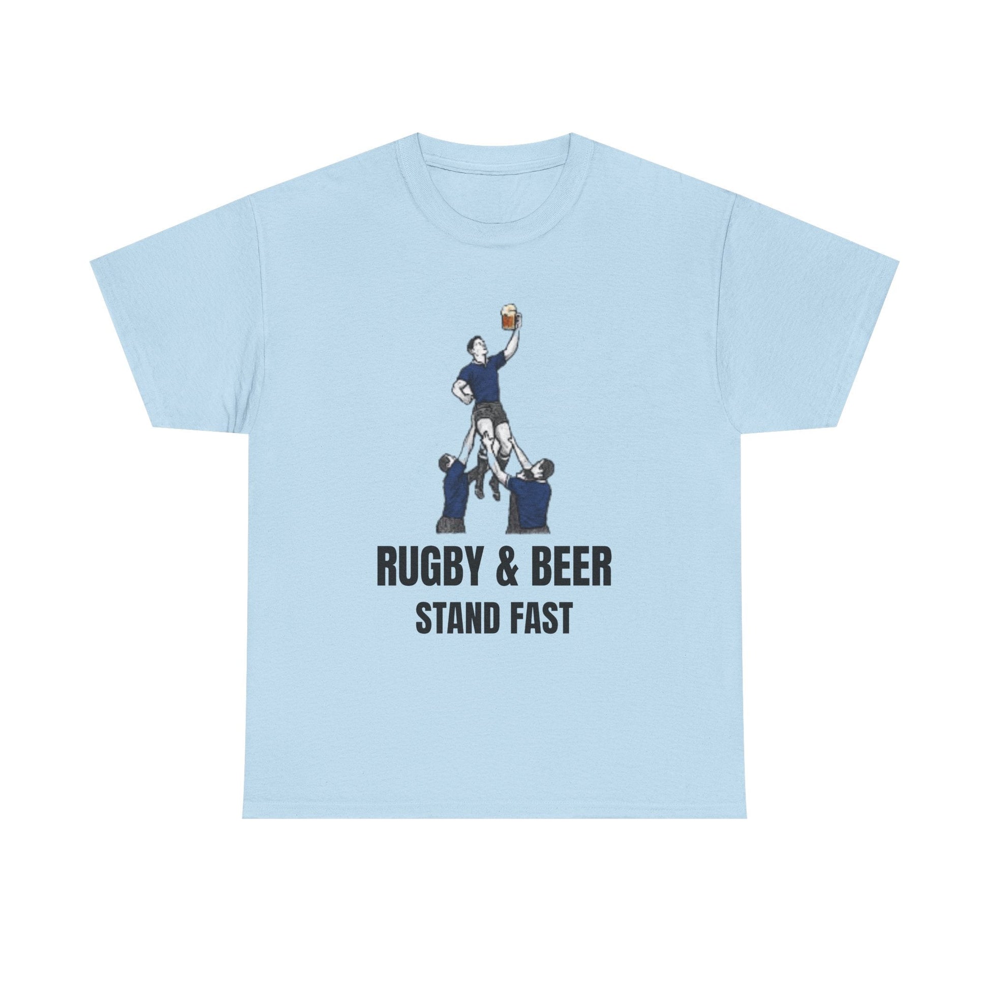 Stand Fast Scotland Rugby T-Shirt | Rugby & Beer Fan Tee - Rugby & Beer